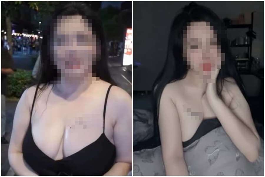 辣妹被網友批評轟沒禮貌,甚至被網友起底IG公開帳號,目前已設為私密帳號。(翻攝自臉書@黑男邱比特/Threads)