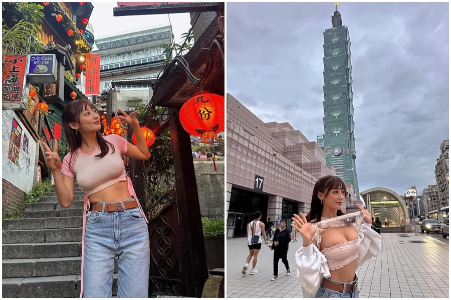 macca曾來台灣101、九份旅遊。（翻攝自macca IG）