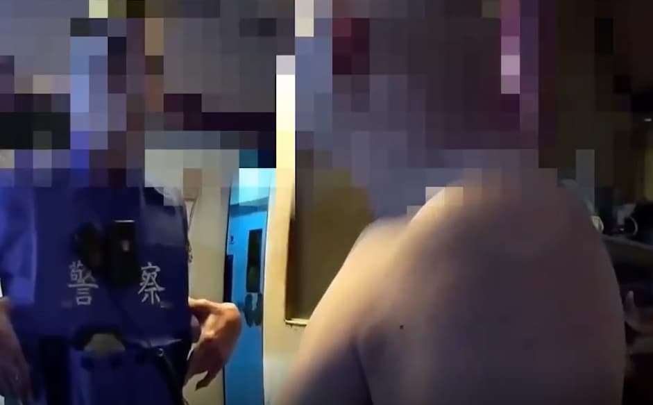 吳男還嗆景單挑。(警方提供)