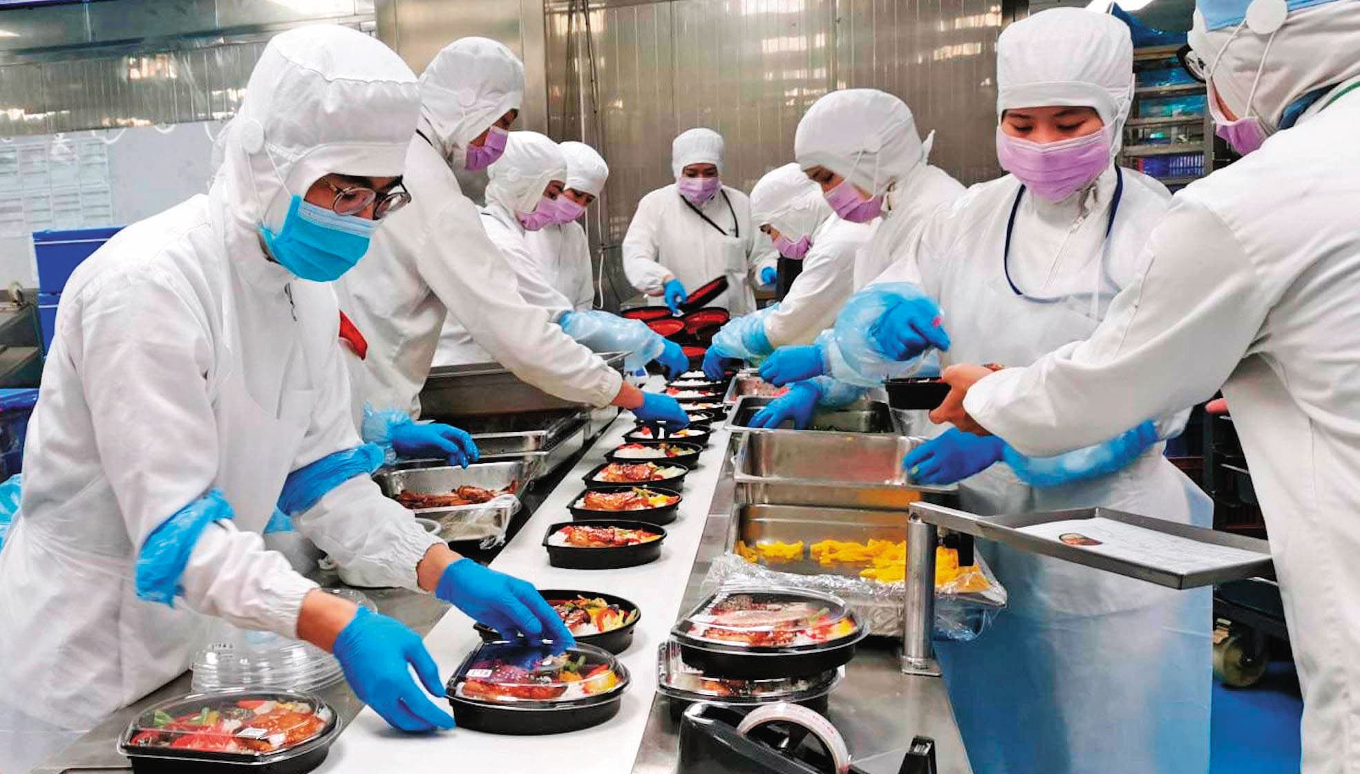 鮮食及料理包代工也是復興空廚重點經營項目之一。(中保科技提供)
