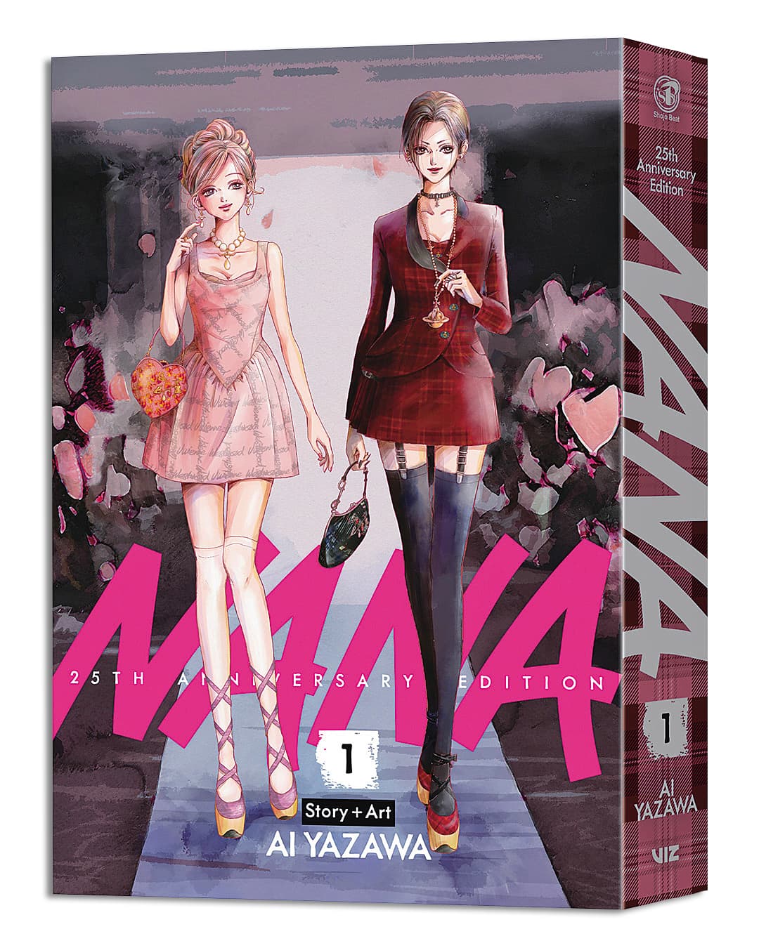 《NANA》25週年紀念版特別收藏版封面,讓小松奈奈與大崎娜娜身著Vivienne Westwood經典造型形象。(永三提供)