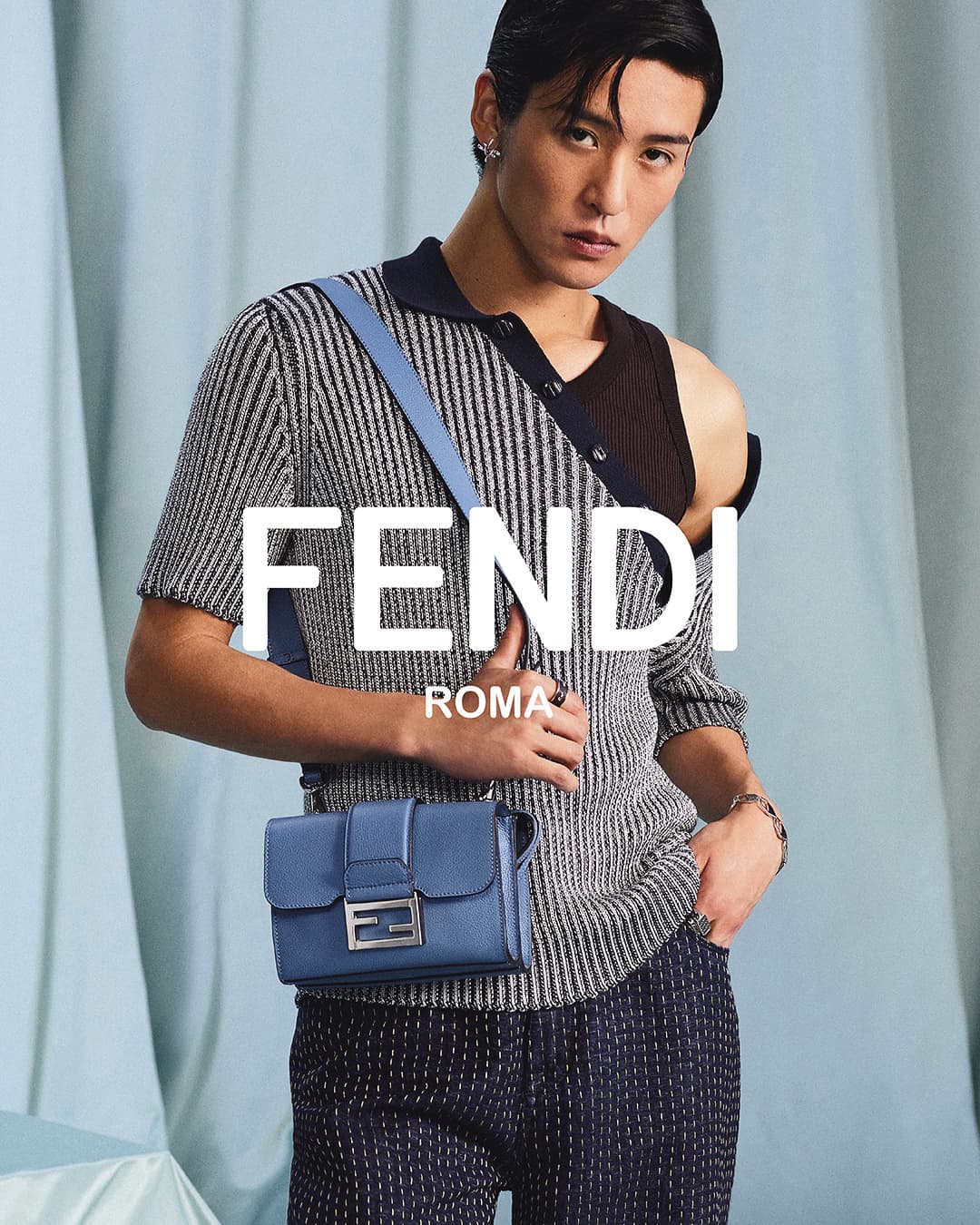 FENDI首位日本男裝品牌大使目黑蓮,演繹2025春夏男裝系列。(FENDI提供)