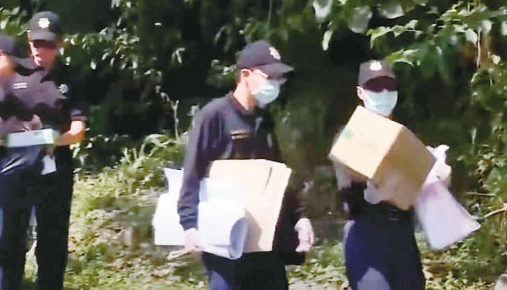 案發9年後,凶宅附近的慈雲山區發現2具白骨,經檢驗確認是劉志勤、林真米的遺骸。(東森新聞提供)