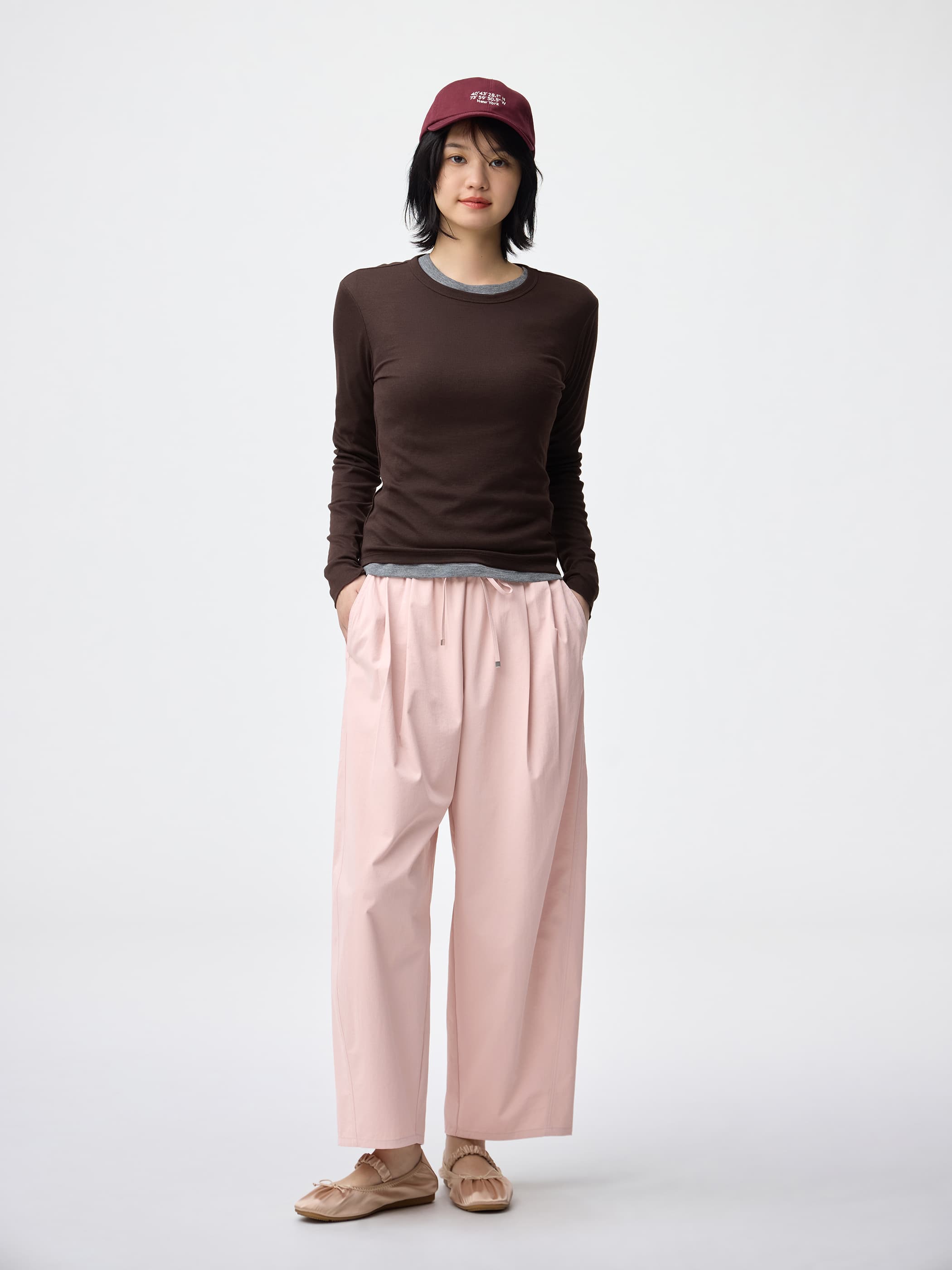 BarrelAnkle輕便錐形褲。NT$790(GU提供)