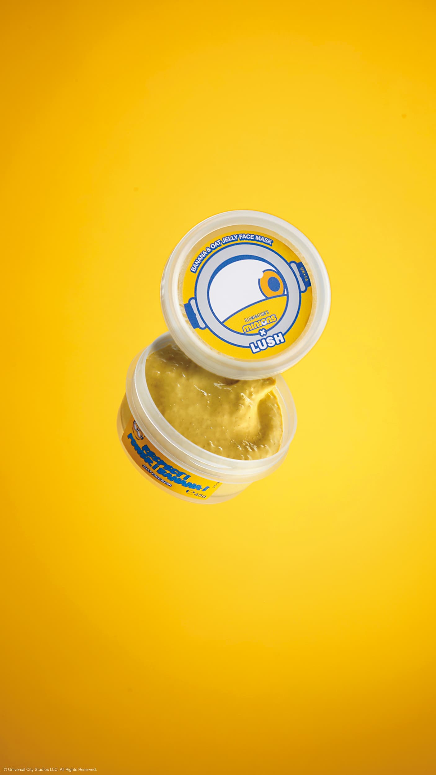 Minions x LUSH蕉蕉活力果凍面膜 NT$550(嵐舒提供)