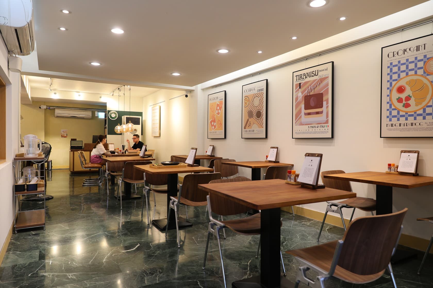 帶點文青風格的店面,用餐環境溫馨舒適。