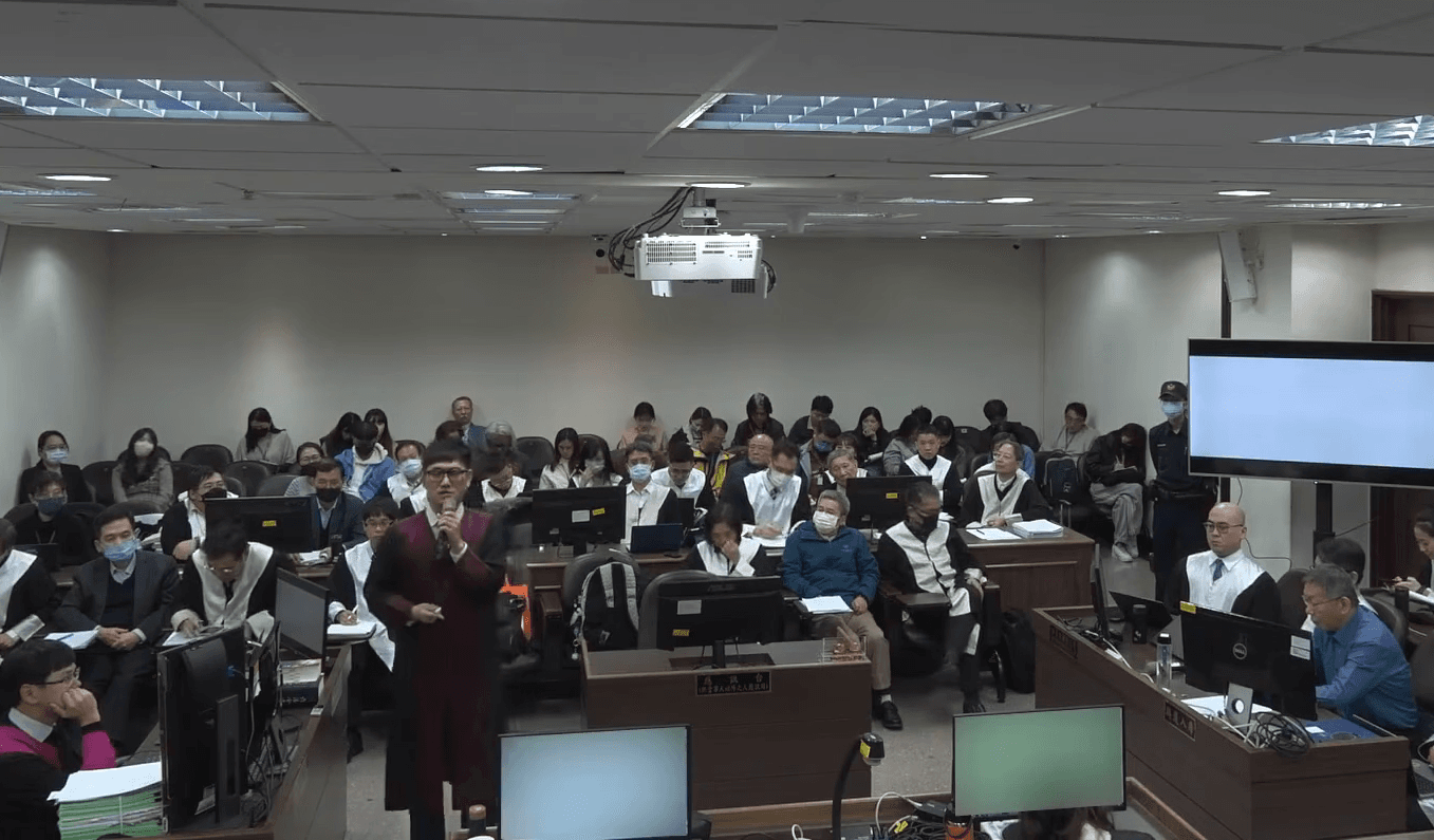 檢察官廖彥鈞強調所有攻防皆本於事實,檢辯不應該妖魔化彼此。(翻攝自臺北地院刑事科YouTube)
