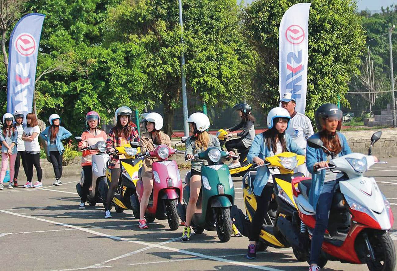 三陽機車在台灣市占率頗高,黃世惠與女兒已退出經營階層。(翻攝SYM-SanYang Motor臉書)