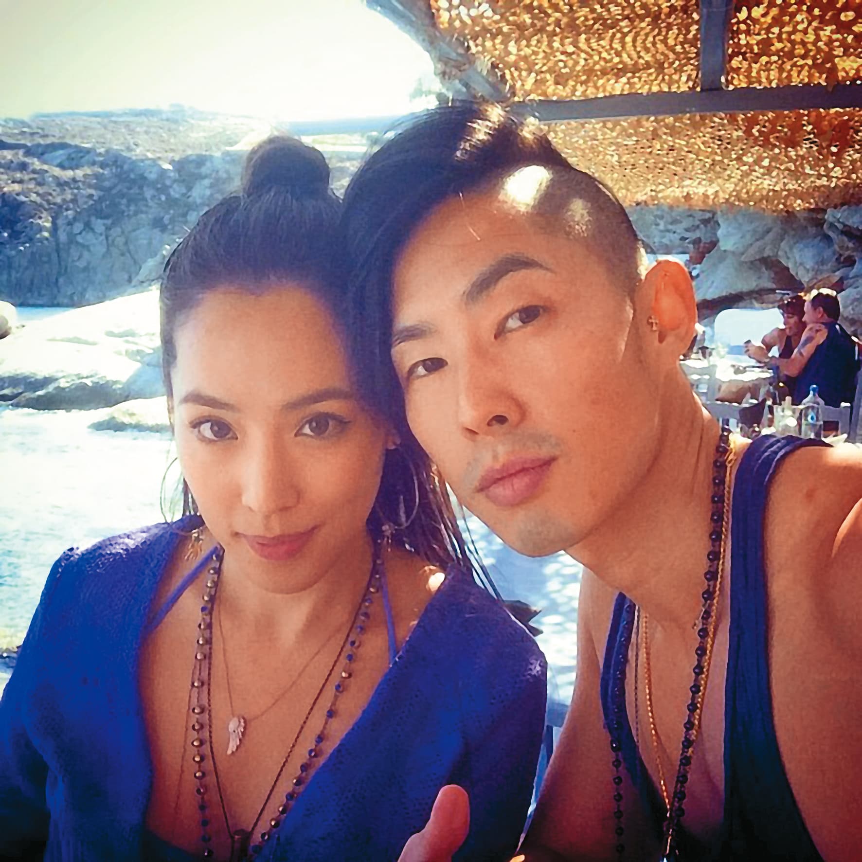 之前交往時就分分合合,吳建豪(右)與Arissa(左)結婚後更是不到1年就傳出夫妻關係有裂痕。(翻攝自吳建豪IG)
