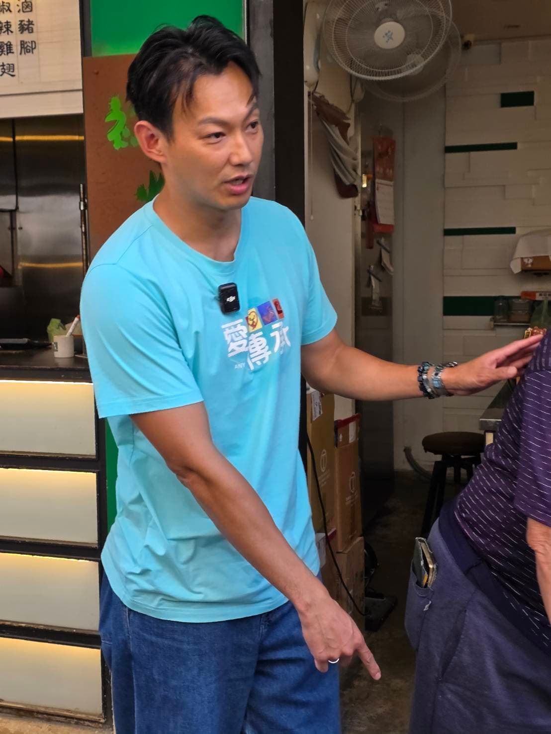 威廉閃兵後首次接受媒體採訪。(台灣優質生命協會提供)