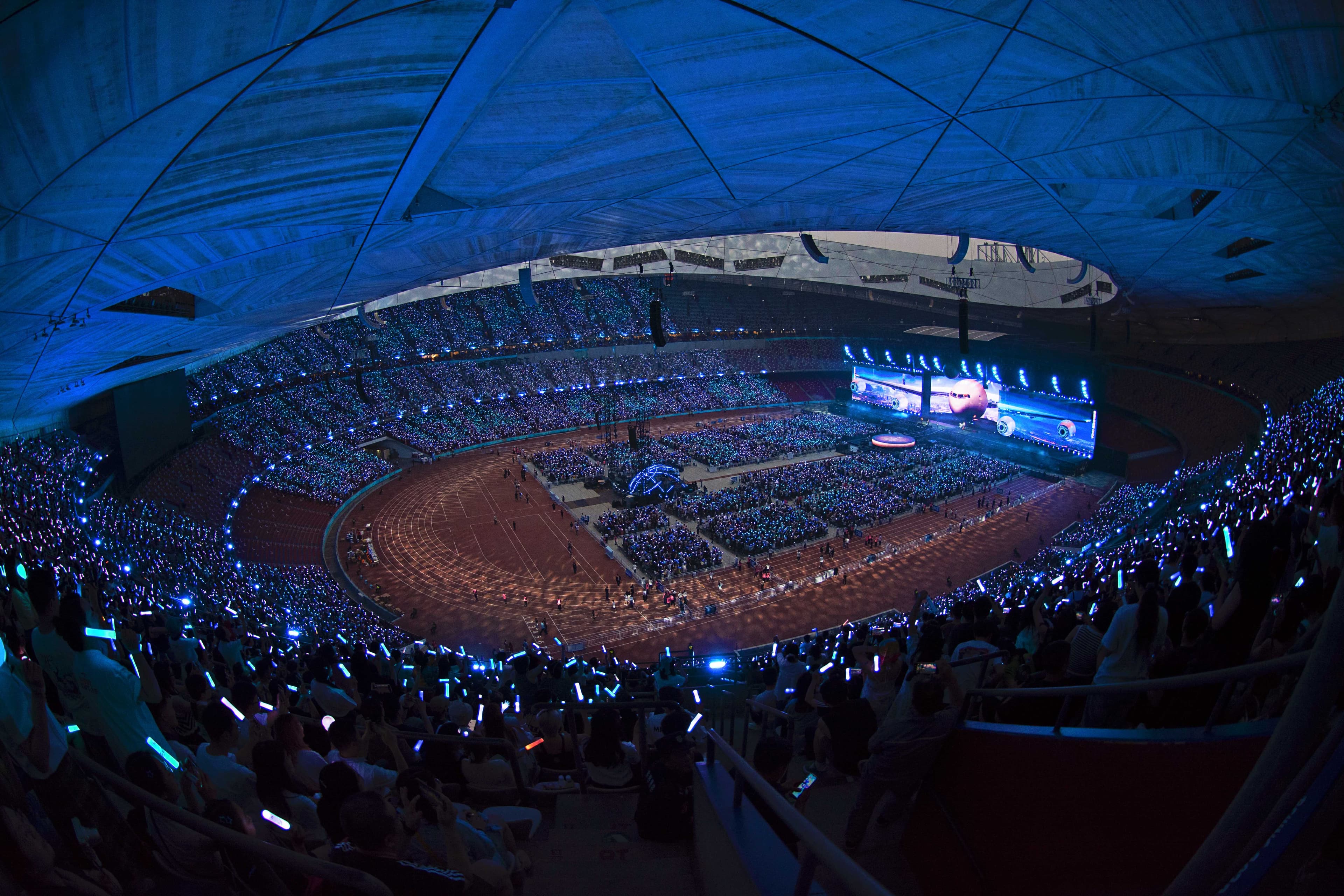 五月天第8度重返鳥巢開唱。(相信音樂提供)