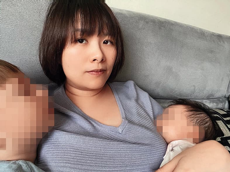 馨儀常曬出和一對子女的日常，不過她的社群中卻見不到單為明的身影。（翻攝自馨儀IG）