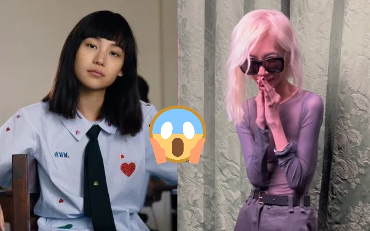 《轉學來的女生》娜諾(左圖)如今爆瘦如骷髏(右圖)。(翻攝自維基百科、泰版《巴黎時裝公報》IG)