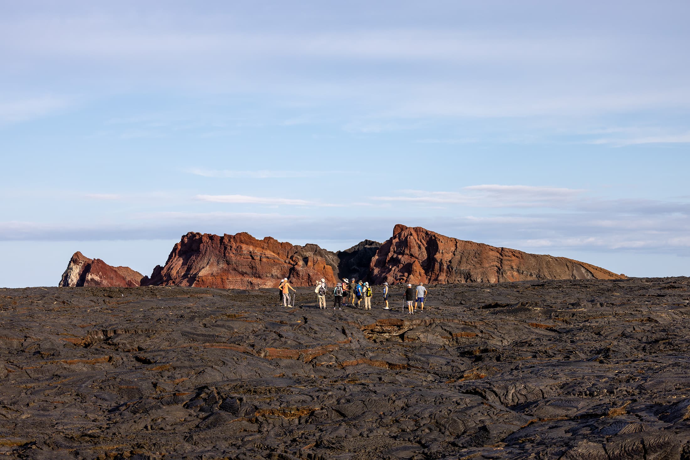 加拉巴哥這片遺世獨立的火山群島是由19個主要島嶼組成，也是世界編號第一號的自然遺產。（元本旅遊提供）