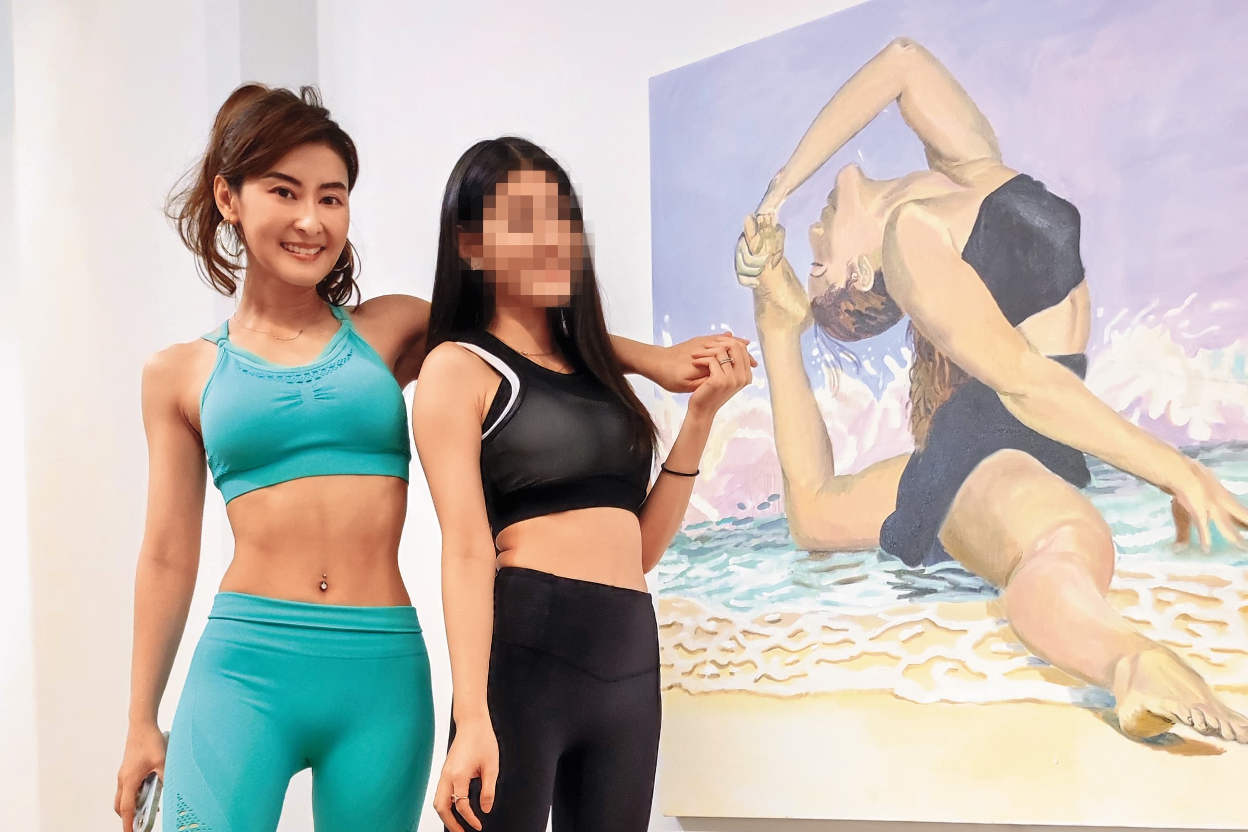 陳紹誠在夏米雅(左)之前,女友是Wendy(右),兩女原是閨密,後來變質成為情敵。(讀者提供)