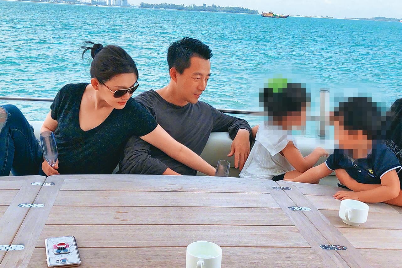 汪小菲過去和大S不時帶孩子出遊。(翻攝自大S微博)