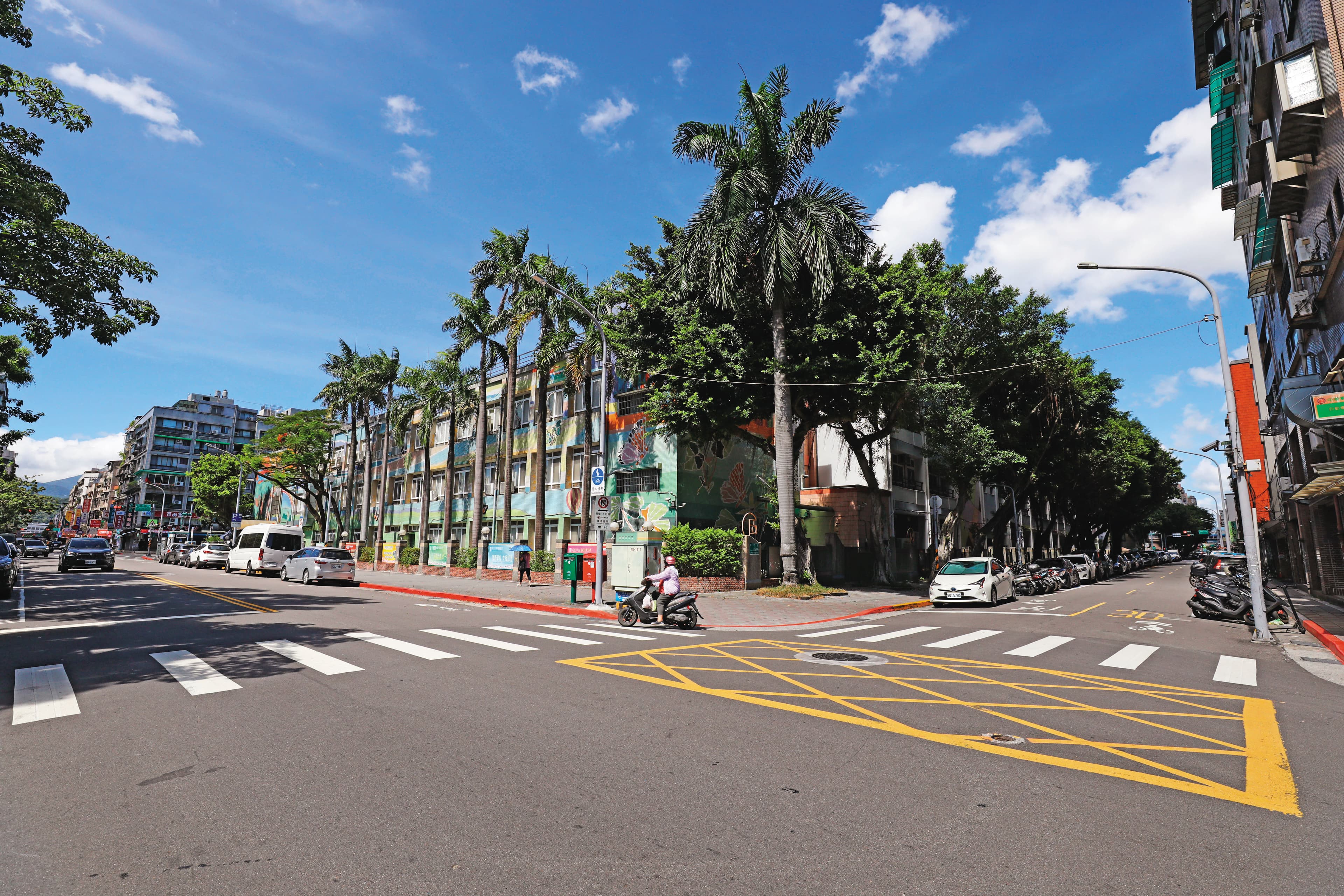 去年8月,桌球甜心鄭先知開車在台北市龍江路(圖)轉彎未禮讓直行車肇事。