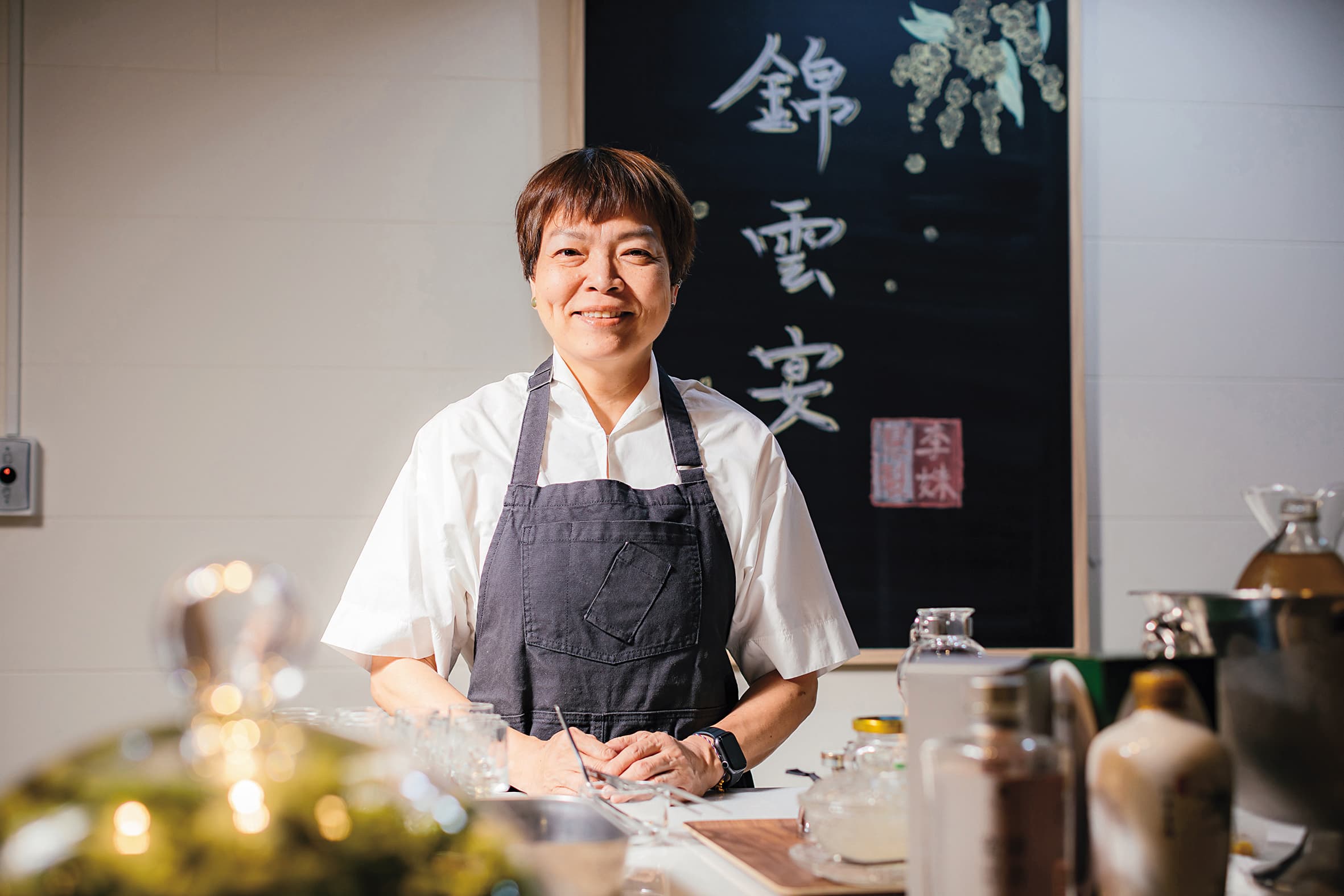 李姝慧(Sandra)為了複製記憶中的家宴,還搬出不少私人收藏。