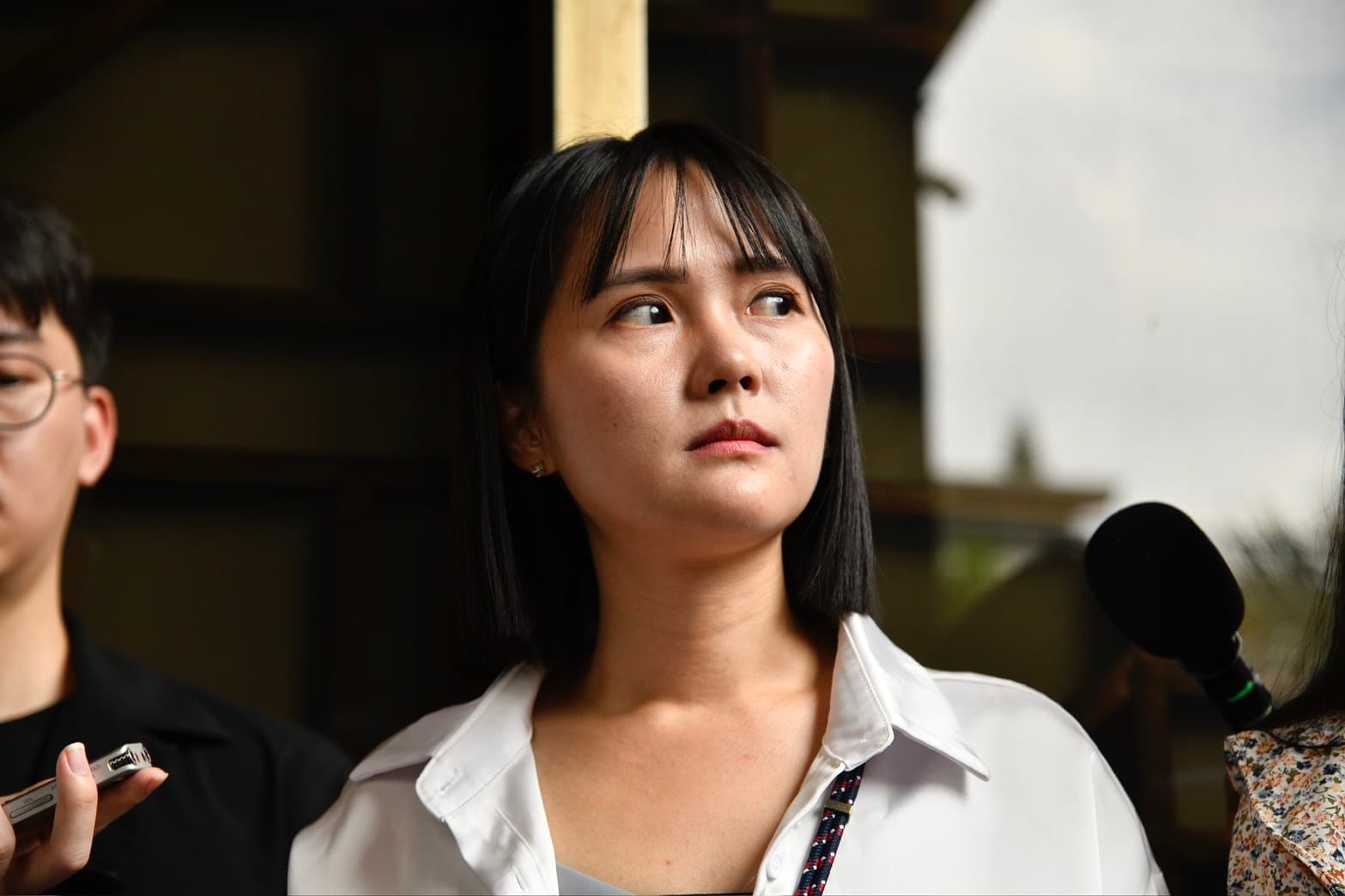 民眾黨發言人吳怡萱證實,檢調上午到黨部搜索,將延後提告端木正。