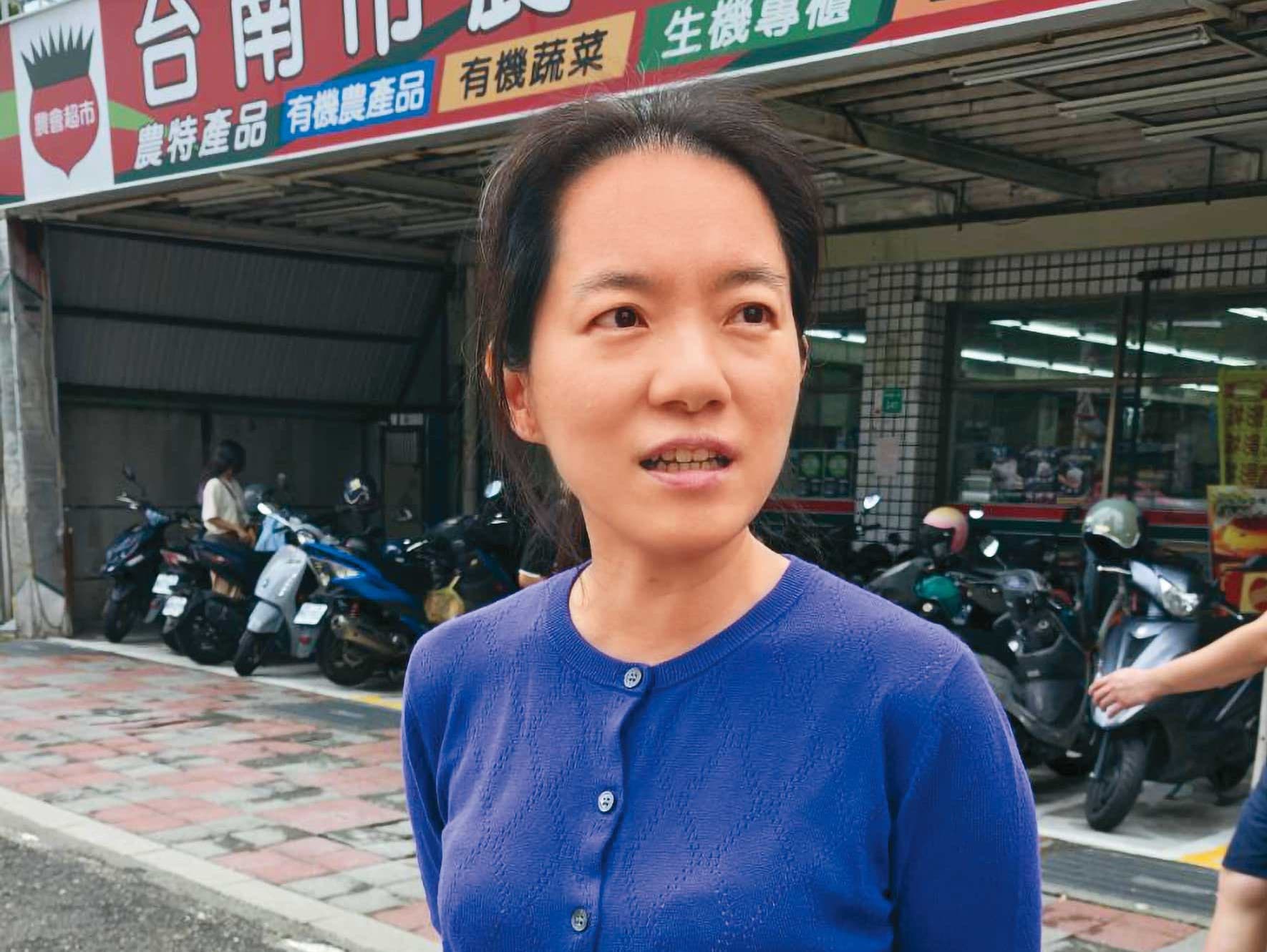 陳幸妤(圖)以「前妻」身分揭露已與趙建銘離婚,痛斥趙對妻兒無情無義,並指他與診所女助理許芊芊糾纏不清。