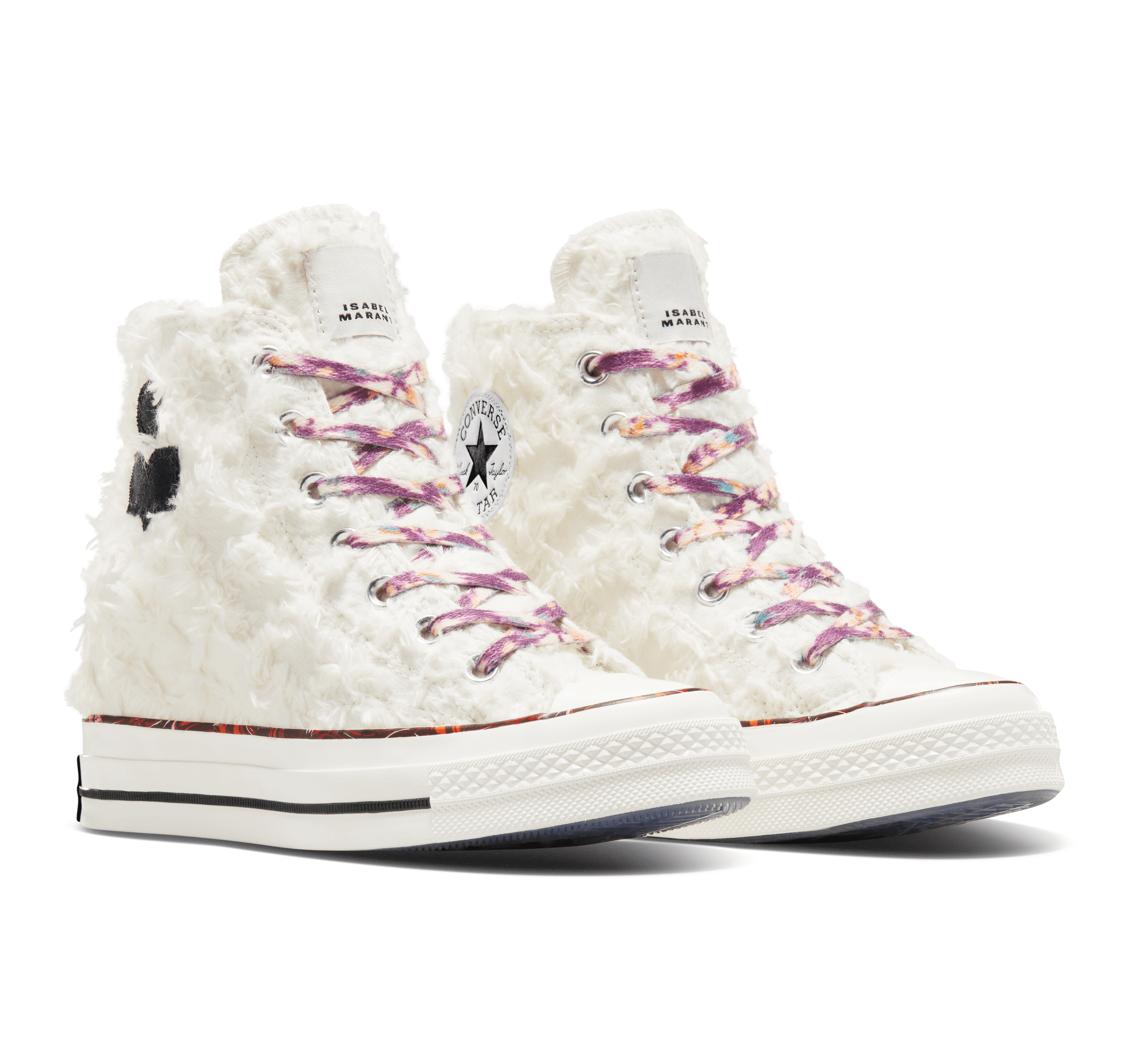 CONVERSE x ISABEL MARANT聯名系列香草白色內增高款。NT$6,080(匡威提供)