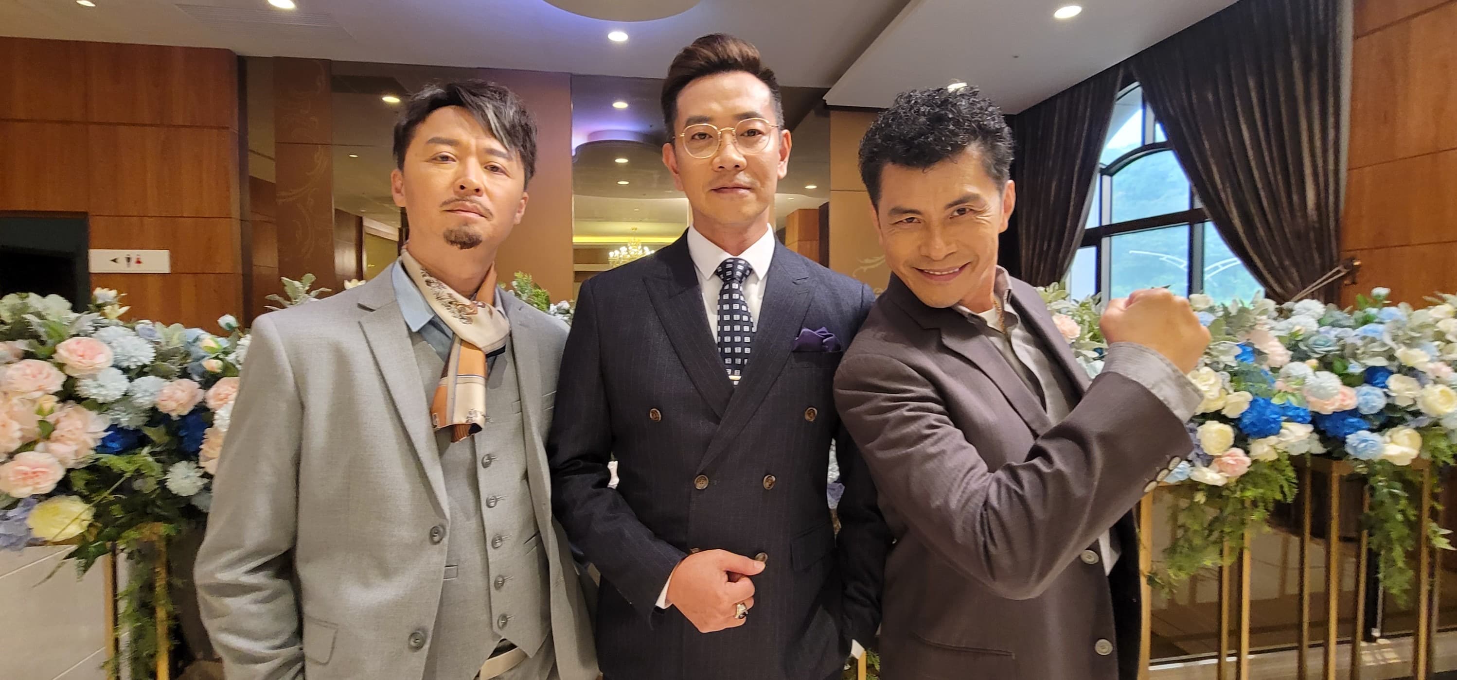 《愛的榮耀》三巨頭江俊翰、何豪傑、蘇炳憲互相飆戲,私底下也培養出好感情。 (民視提供)