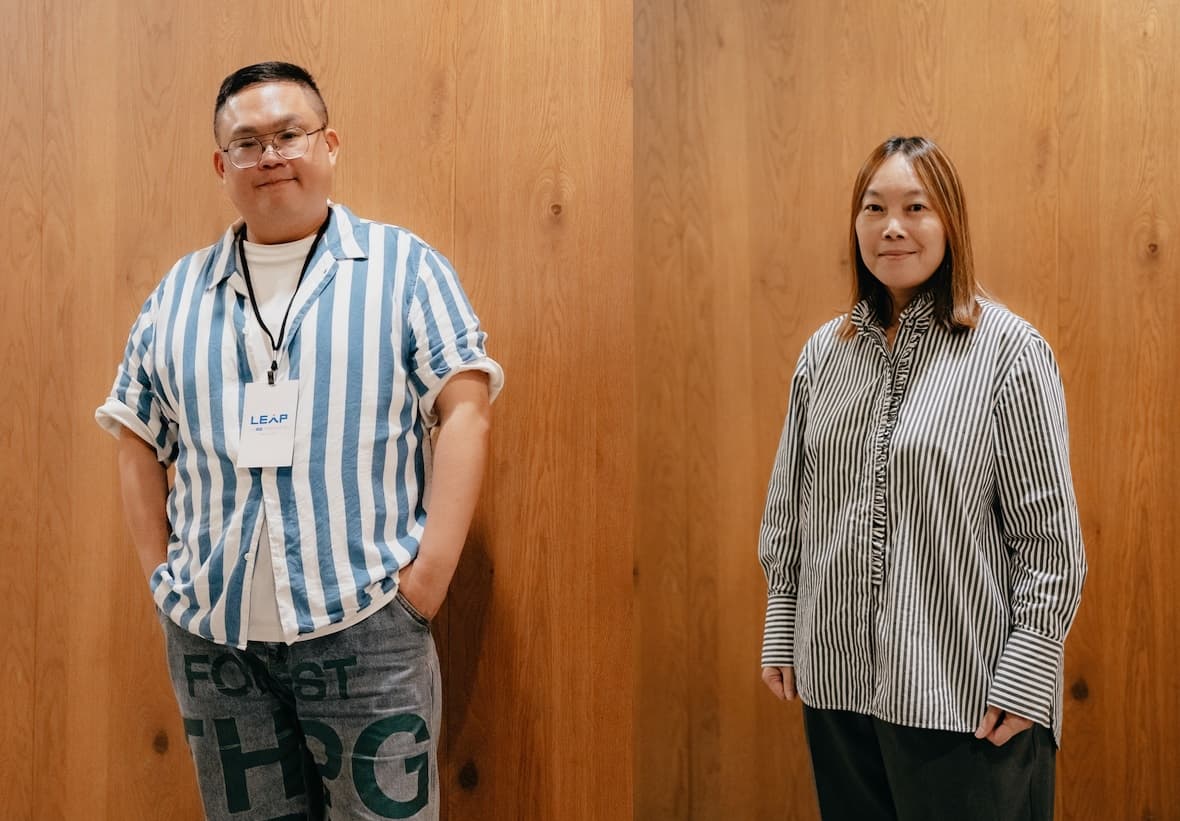 《比悲傷更悲傷的故事》電影導演林孝謙(左圖)、三立電視都會台副台長黃曉玫(右圖)皆為此次課程學員。(文策院提供)