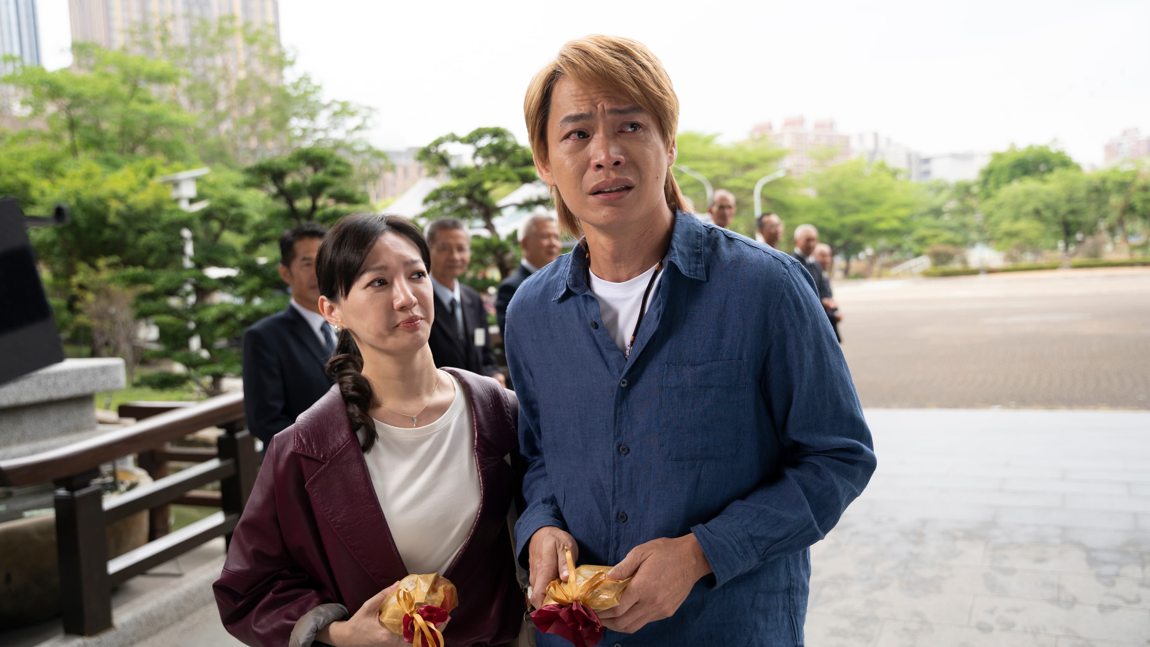 黃鐙輝和李杏在《九如一家人》飾演夫妻。(華視提供)
