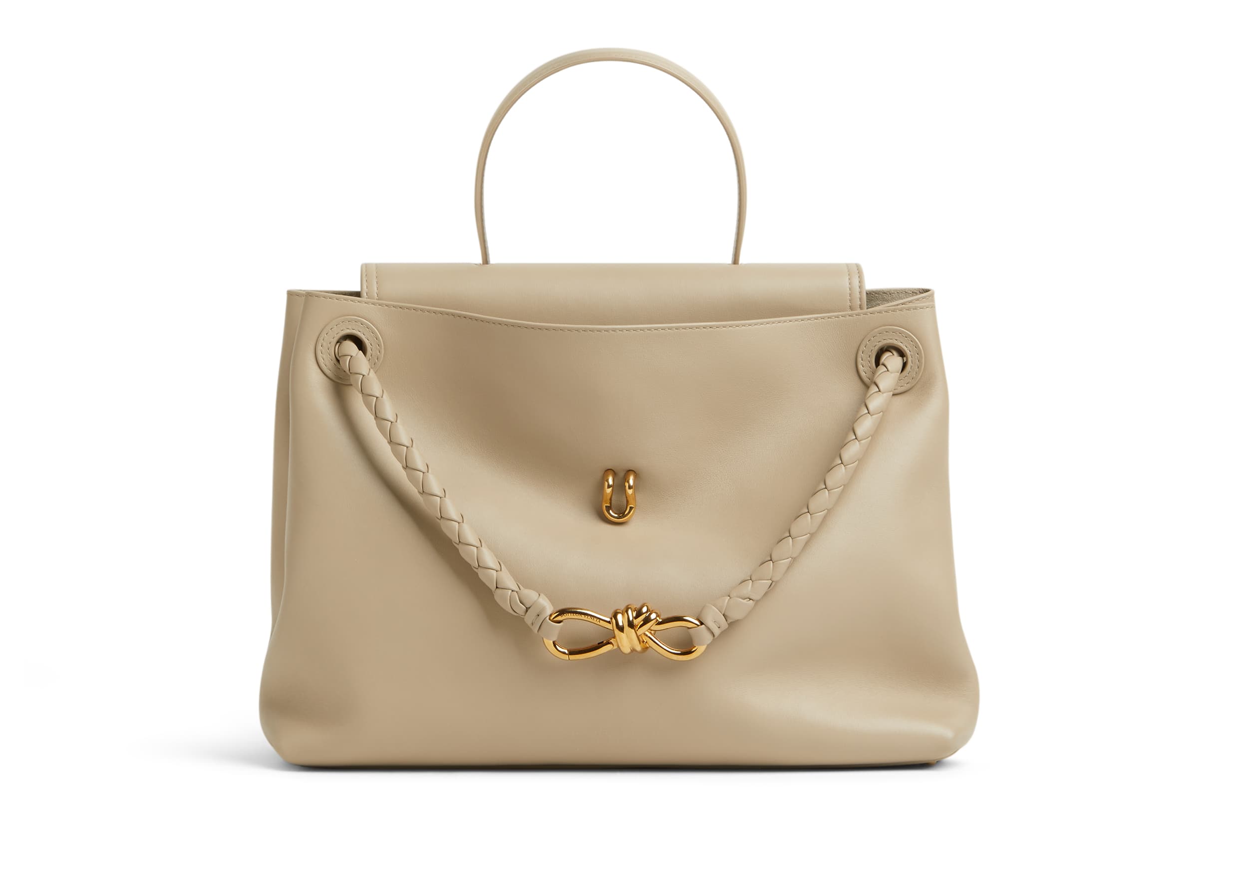 Ciao Ciao絲滑皮革手提肩背包。NT$186,900（BOTTEGA VENETA提供）