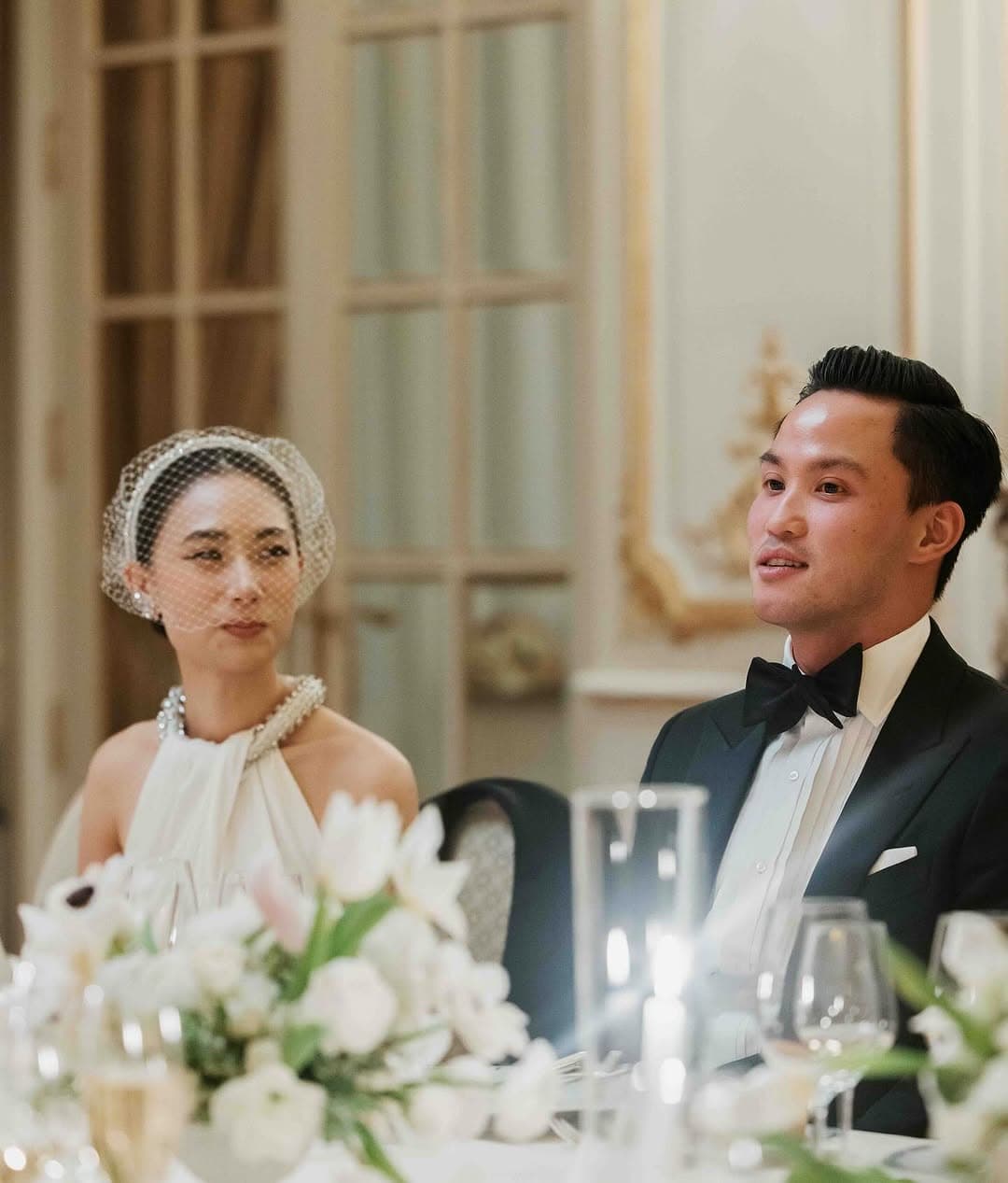 阿努廷兒子去年和女模結婚,對方是泰國傳奇歌星之女。(翻攝自pek_c IG)