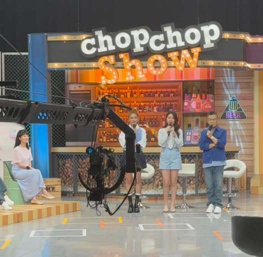 前立委高嘉瑜日前上TVBS《11點熱吵店》遇到主持人沈玉琳驚呼他暴瘦。(翻攝自臉書)