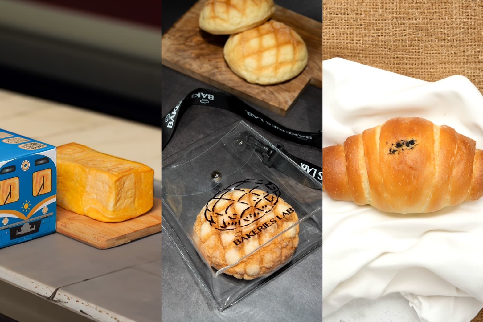 「釛 匠研所 Bakeries Lab.」最具人氣的品項包含「菠蘿麵包」、「吐司系列」與「可頌系列」。(釛 匠研所 Bakeries Lab.提供)