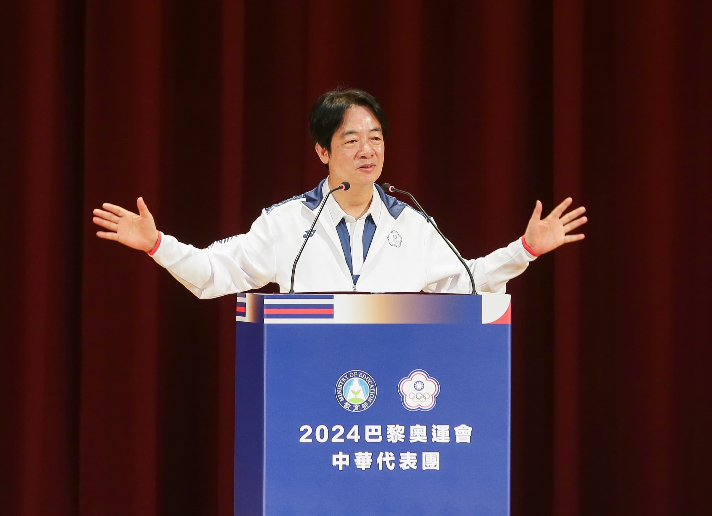 巴黎奧運將於7月27日開幕,賴清德喊話國手「不要客氣,把獎牌帶回來!」
