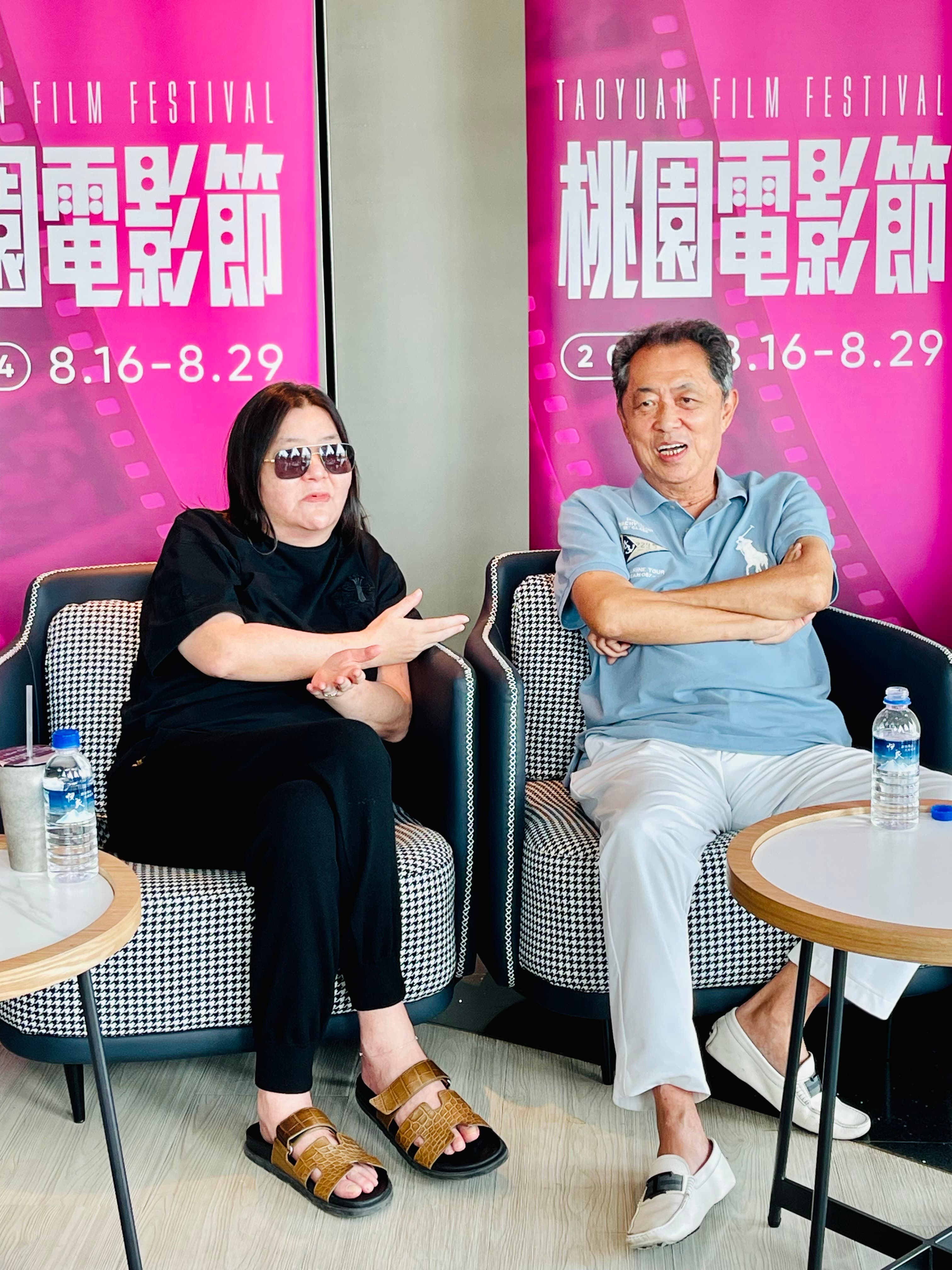 朱延平與邱瓈寬當年苦口婆心勸豬哥亮先治療再拍戲,遭豬哥亮峻拒,最後還是妥協,讓豬哥亮拍了《大尾鱸鰻2》。(桃園電影節提供)