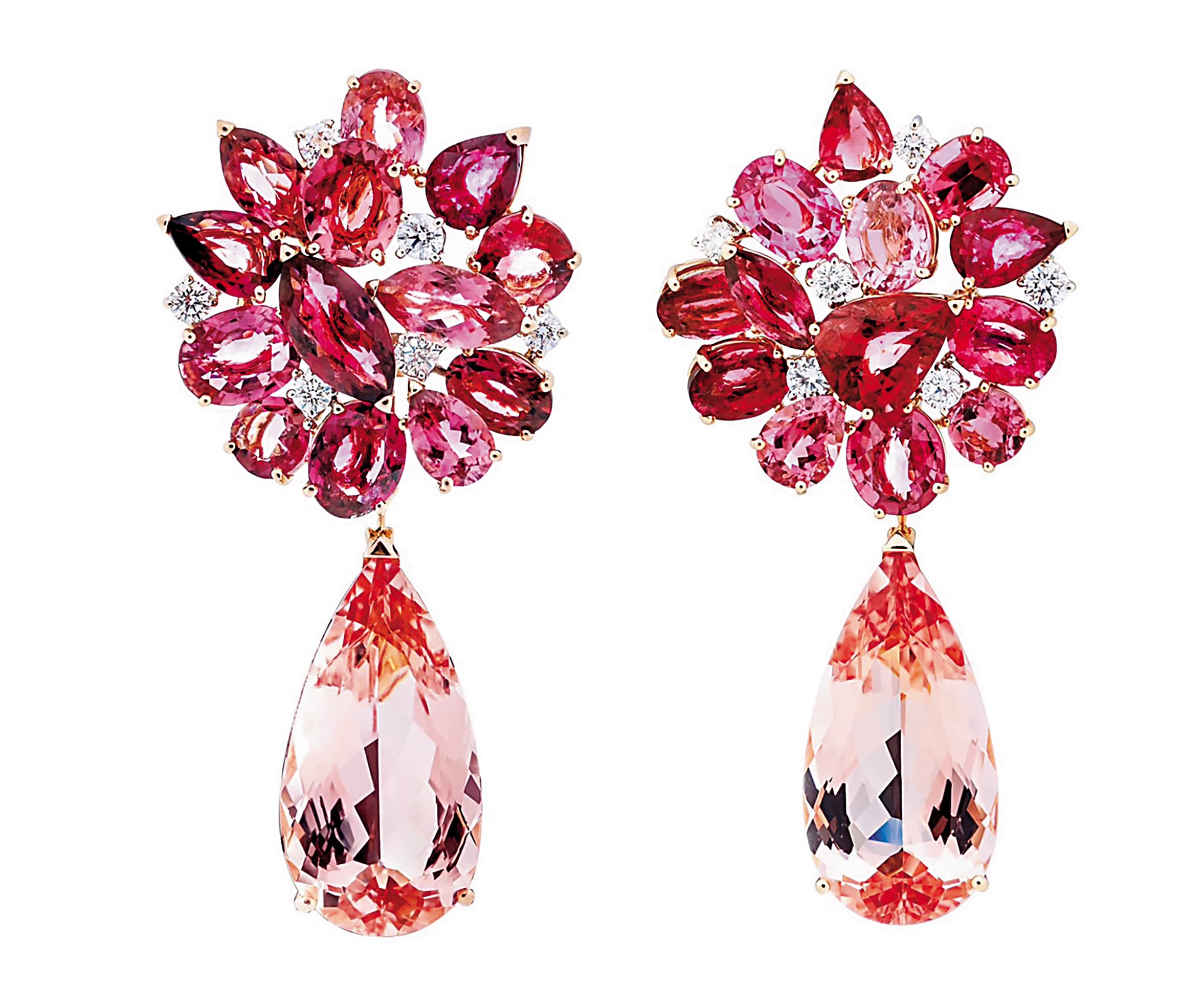 DAMIANI 碧璽鑽石耳環,有它氣場就旺了!NT$1,780,000(DAMIANI提供)