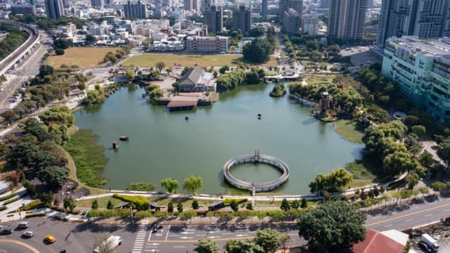 帝國製糖廠臺中營業所的園區範圍相當廣大。