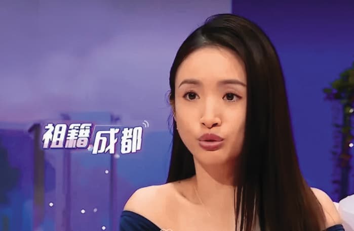 林依晨日前在中國節目中喊出「我是成都人」，引發熱議。（翻攝自小紅書）