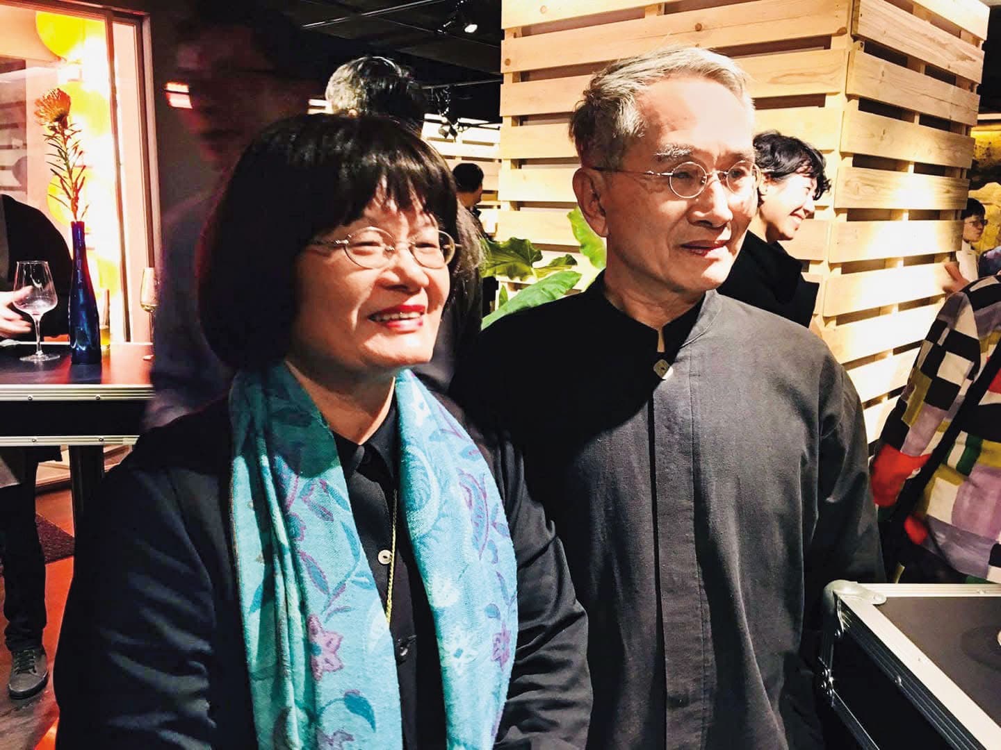 雲門舞集創辦人林懷民（右）與季季（左）在高中時期是筆友。（季季提供）