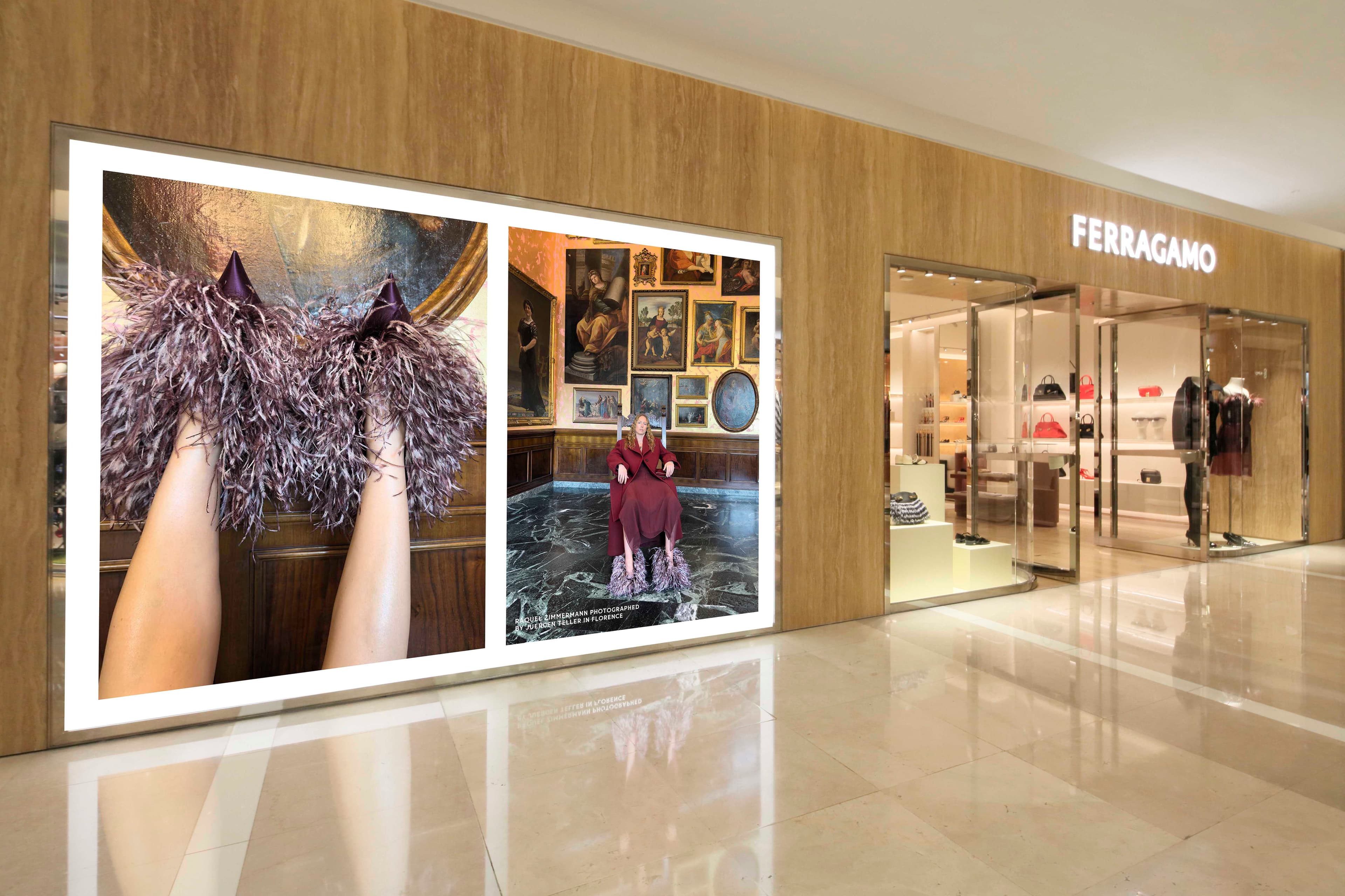FERRAGAMO新光三越台中中港店。(Ferragamo提供)