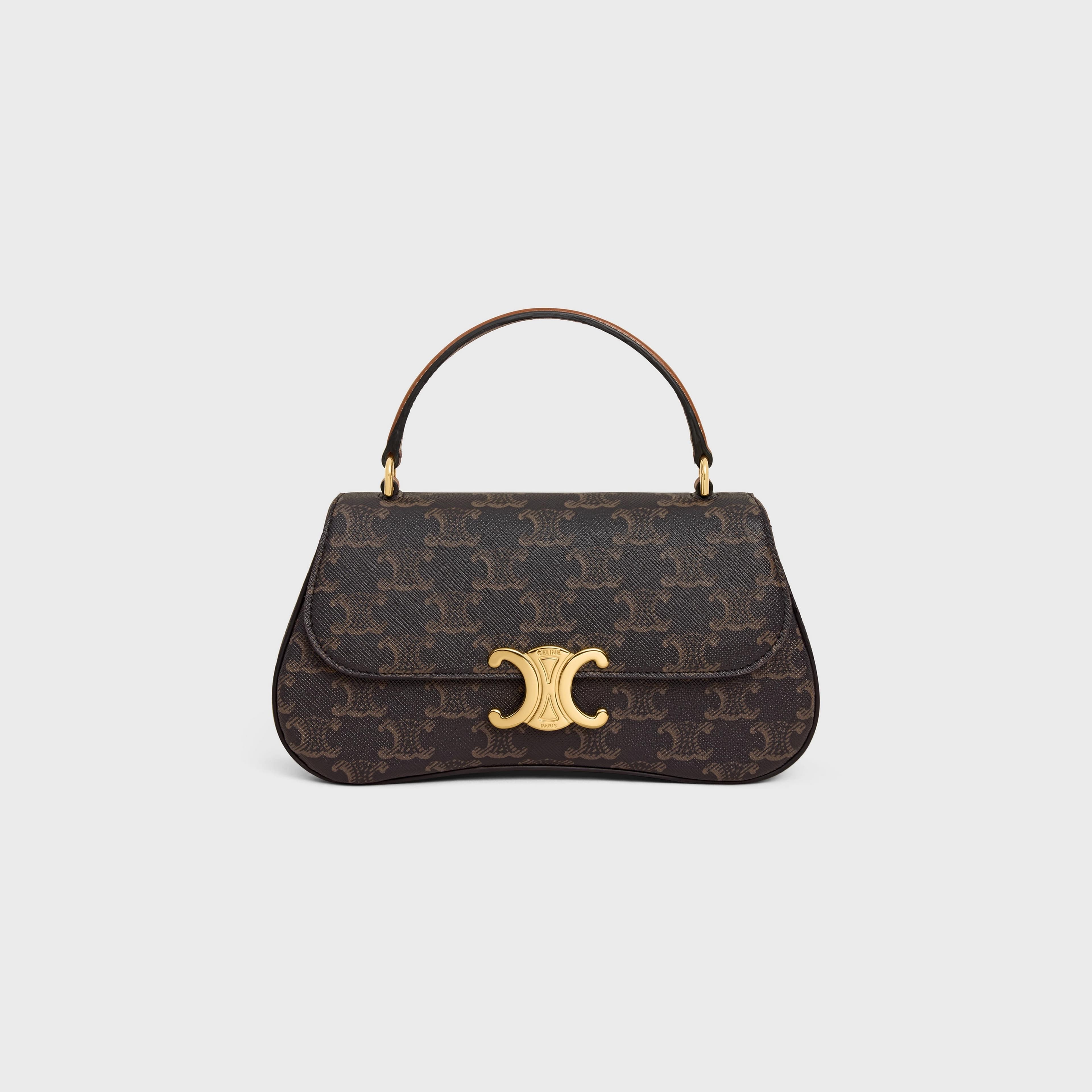 Teen CELINE Lola標誌印花牛皮革手袋。NT$85,000(CELINE提供)
