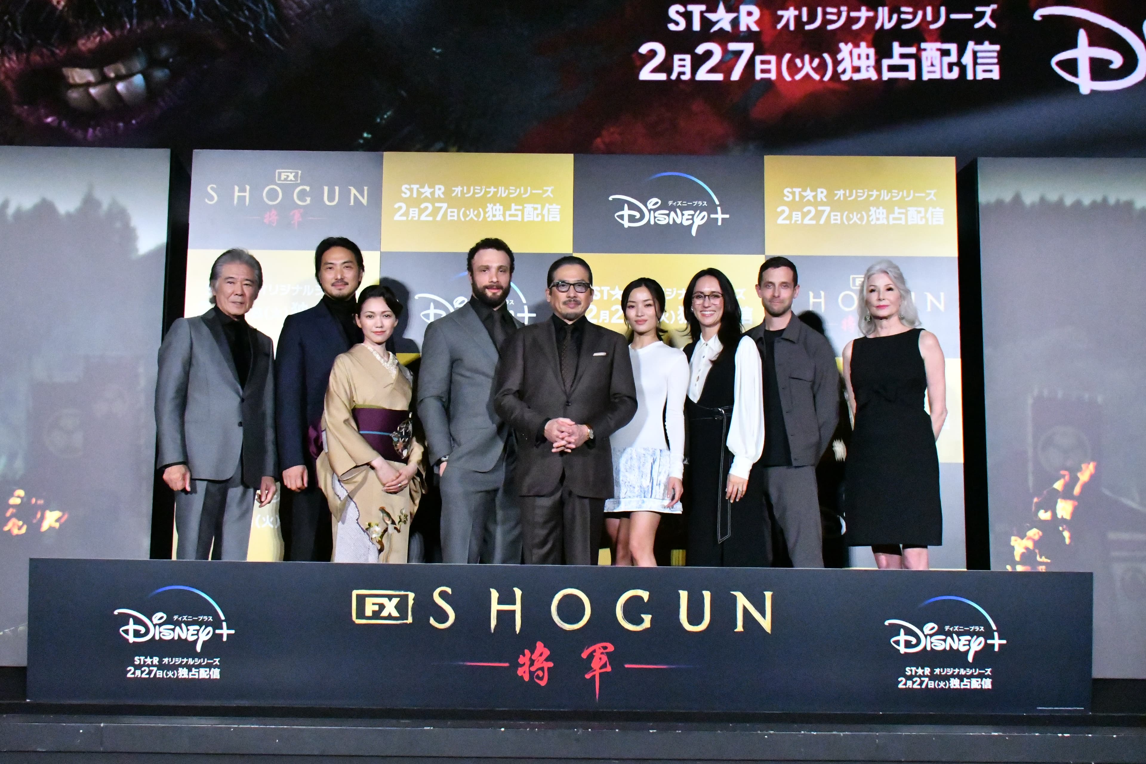 《幕府將軍》團隊來到日本進行宣傳活動。(Disney+提供)