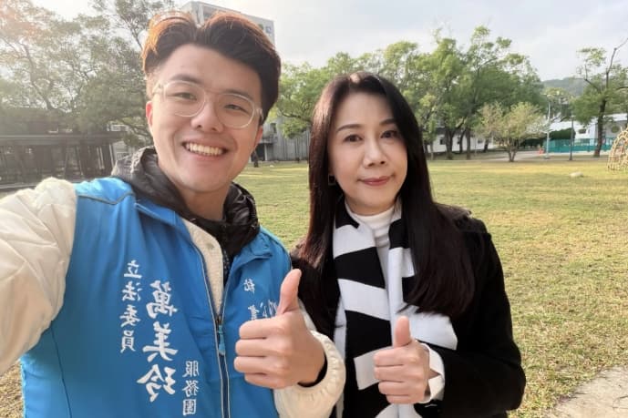 立委萬美玲兒子佀廣洋在學期間的爭議言行不斷,引發外界高度關注與抨擊。(翻攝自佀廣洋臉書)