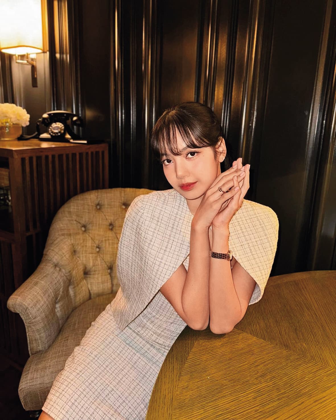 Lisa曾遭經紀公司YG娛樂限制參加寶格麗任何活動或看秀。(翻攝自網路)