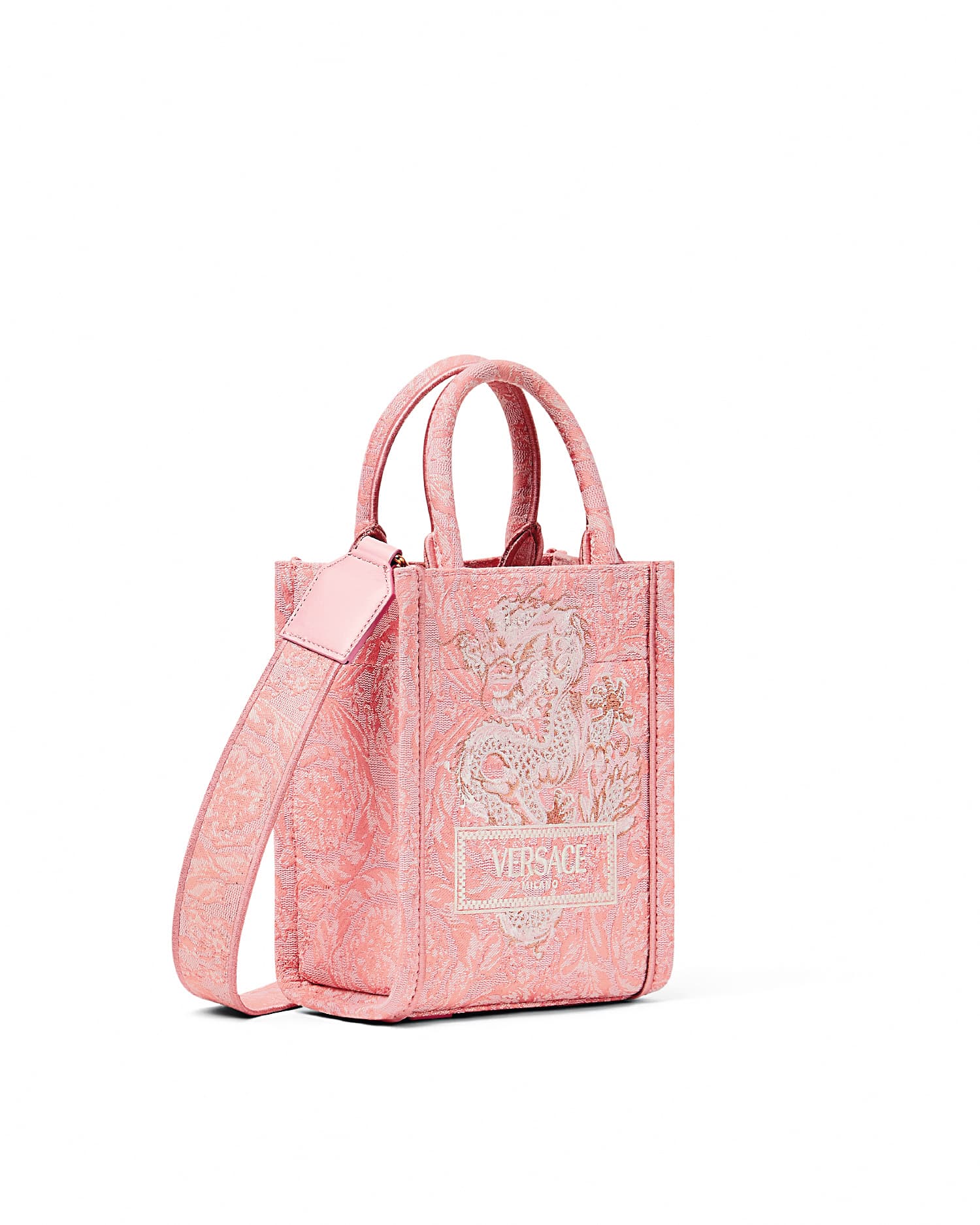 VERSACE Athena龍年特別版迷你托特包。NT$48,000。（VERSACE提供）