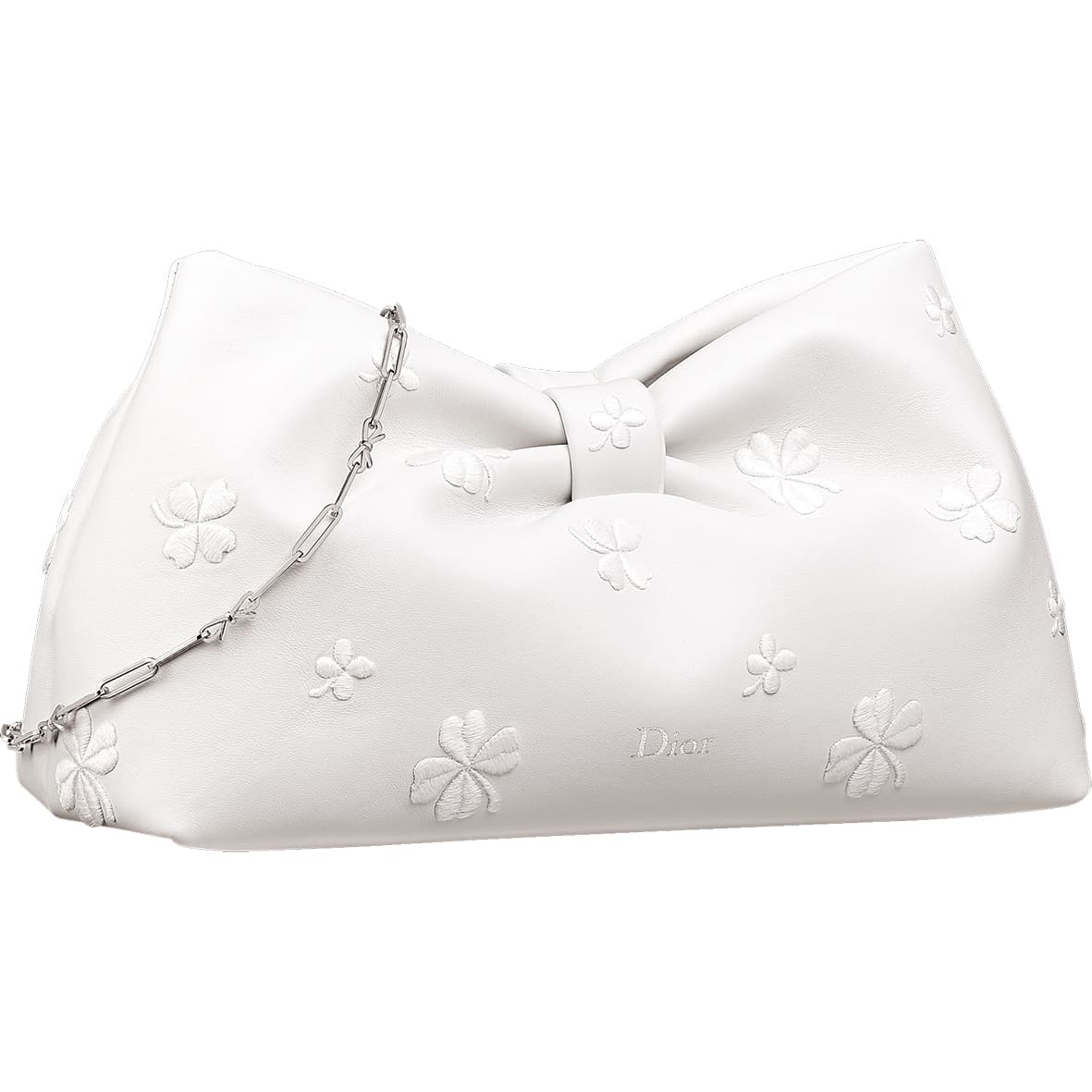 全新包款Dior Bow, 優雅外型配上雲舞白最適宜。價格店洽(Dior 提供)