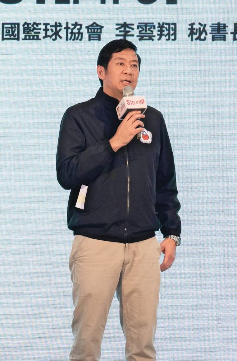 李雲翔曾任籃協正、副祕書長，籃壇評價兩極。（翻攝中華籃協臉書）