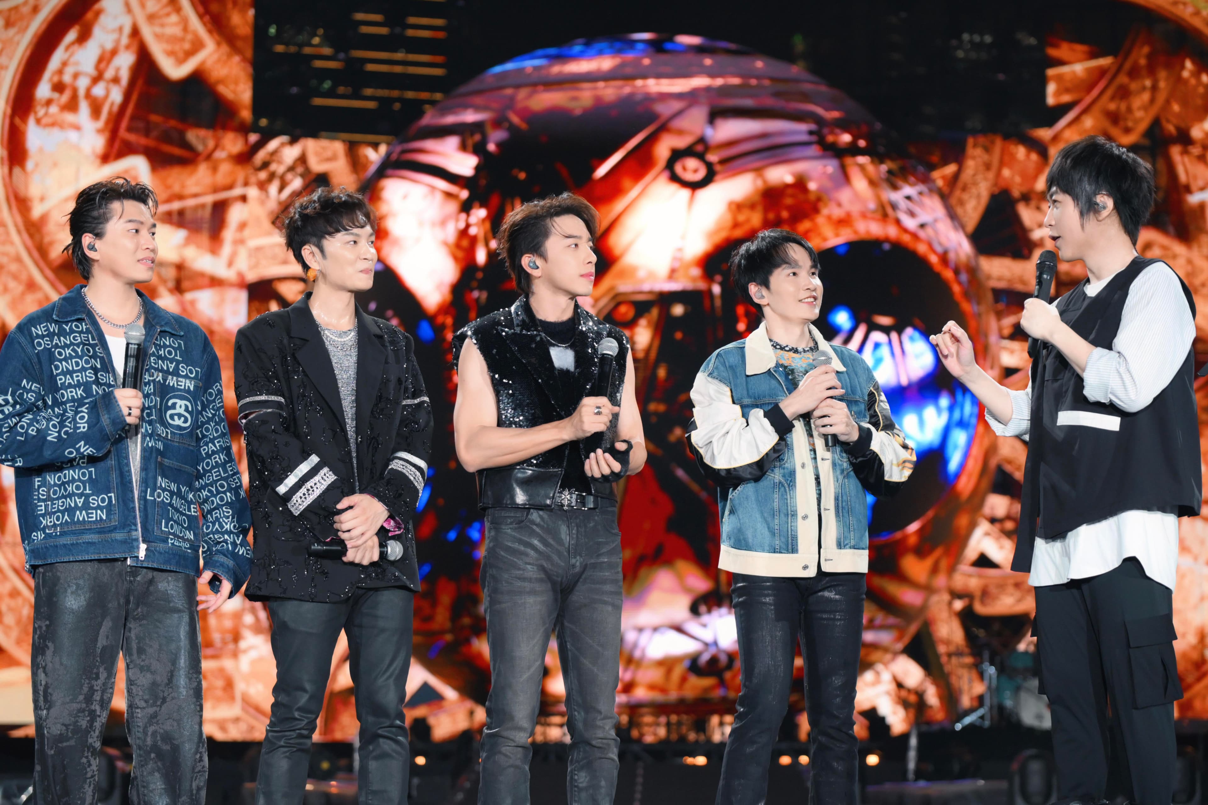 五月天昨(3日)順利舉辦第二場《回到那一天》演唱會香港場。(相信音樂提供)
