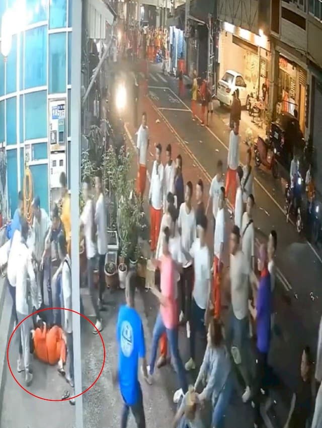 律師指出,蔡並未在鬥毆現場。(翻攝網路)