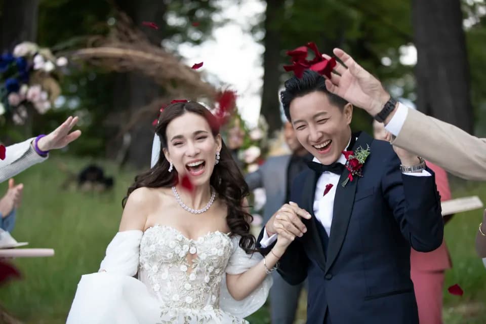 早於2009年退團的中國籍成員韓庚,在2019年與女星盧靖姍完婚,目前育有一女。(網路圖片)