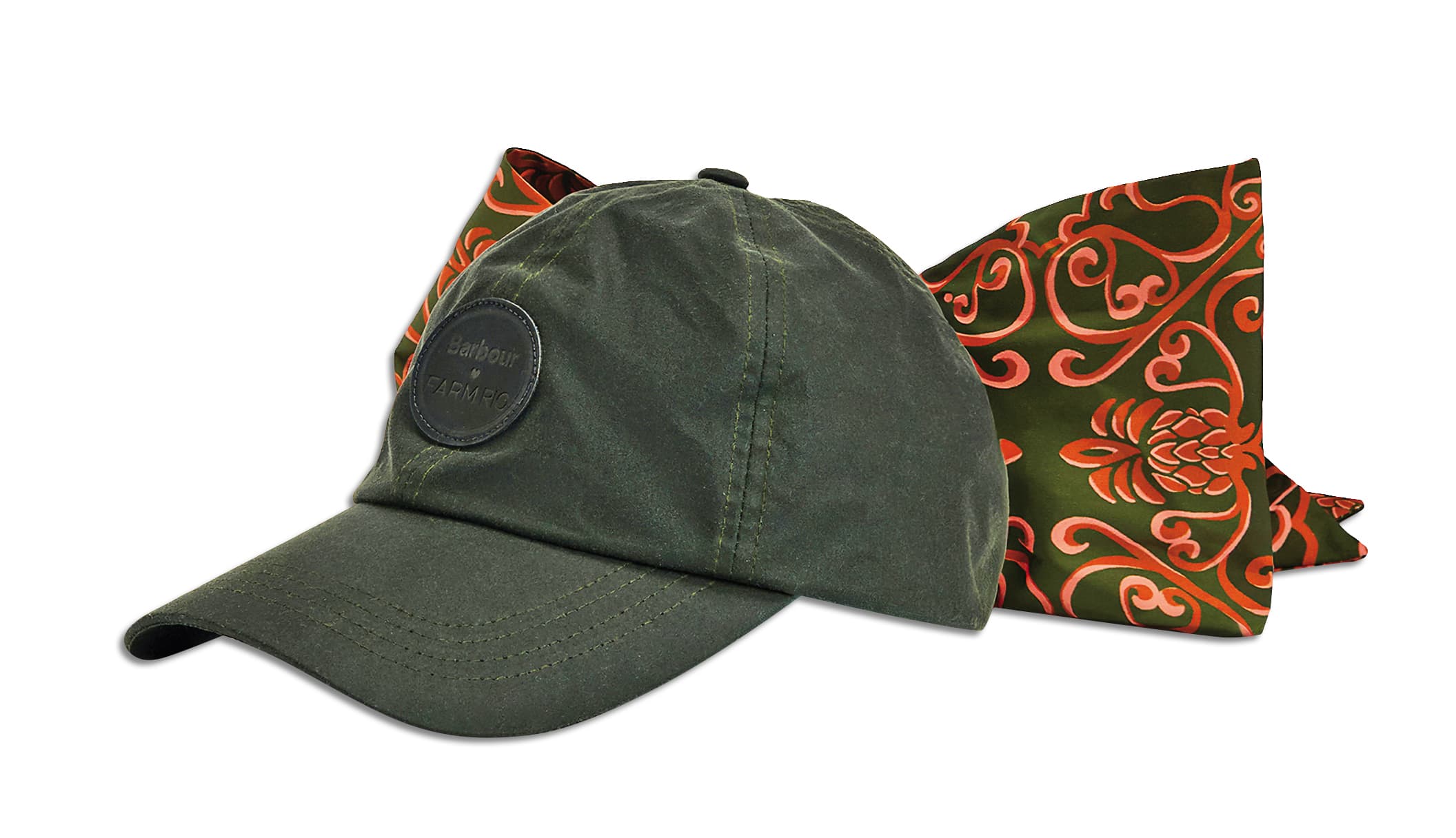 Barbour x FARM Rio棒球帽。NT$5,000。（台灣八木通商提供）